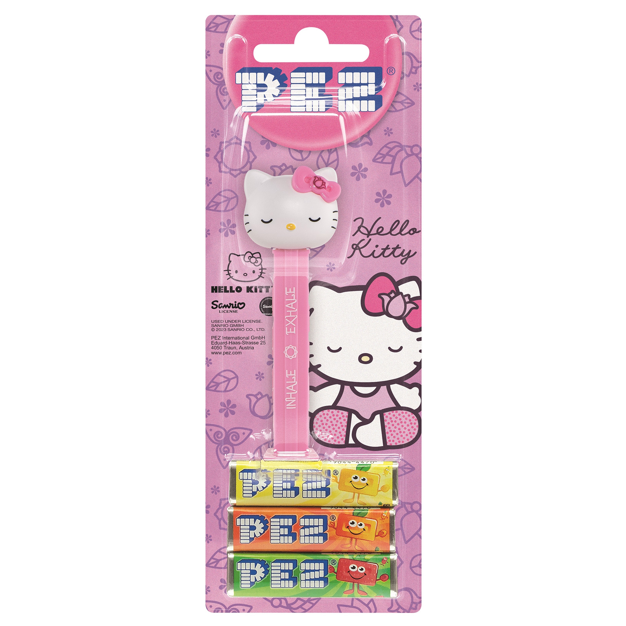 PEZ - Hello Kitty Inhale Exhale "Yoga" Spender & Bonbons PEZ - Hello Kitty Inhale Exhale "Yoga" Spender & Bonbons