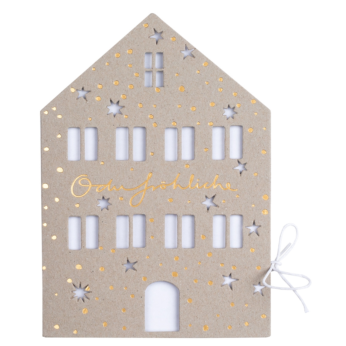 Räder Design - Weihnachtshauskarte "O du Fröhliche" Räder Design - Weihnachtshauskarte "O du Fröhliche"