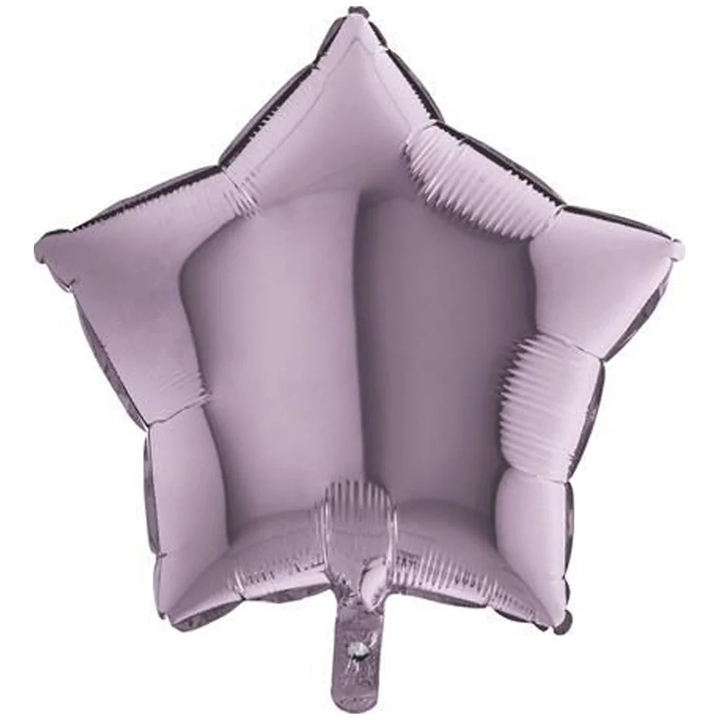 Luftballon, Sternform, Aluminiumfolie, Lila, Geburtstagsschmuck