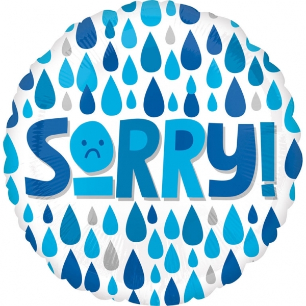 Folienballon "Sorry" 43cm Folienballon "Sorry" 43cm