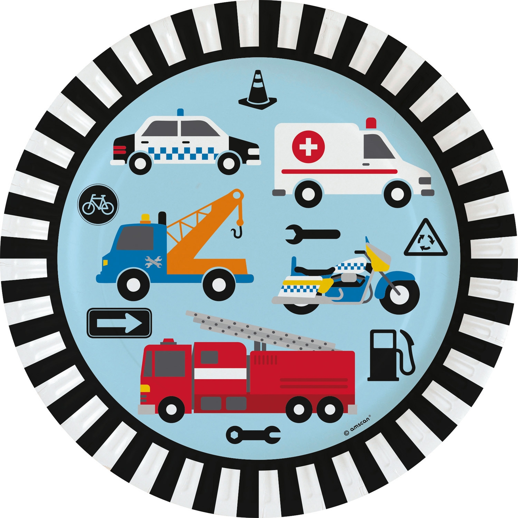 On the Road - 8 Pappteller On the Road - 8 Pappteller