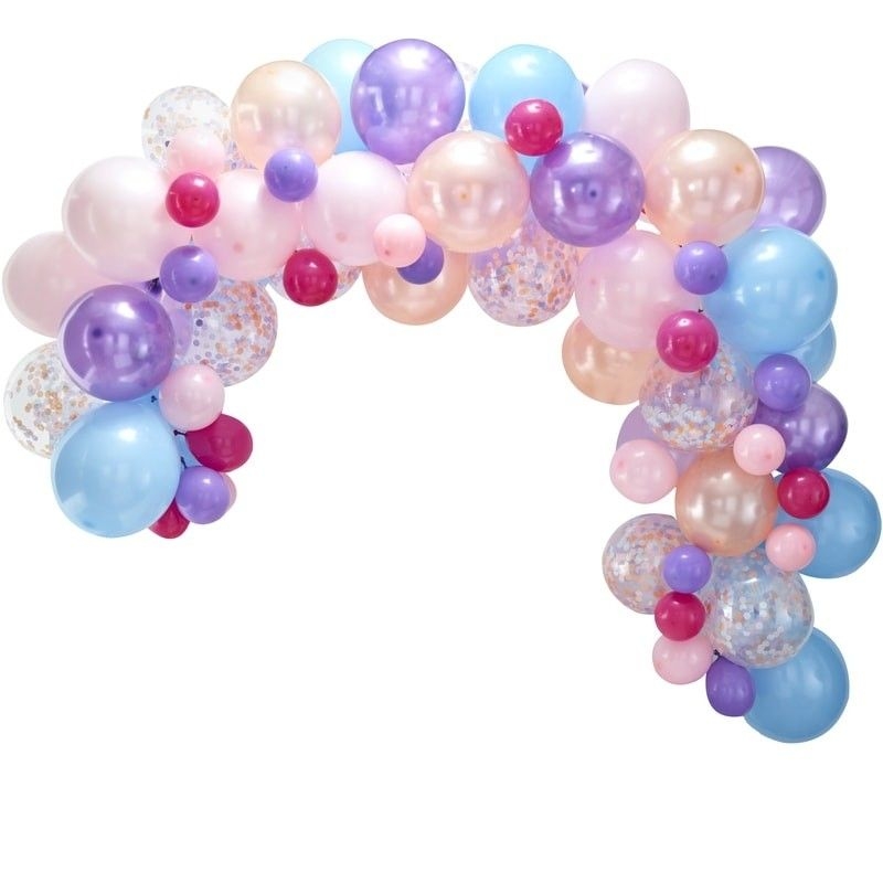 DIY Ballongirlande zum selberbauen - Pastellfarben