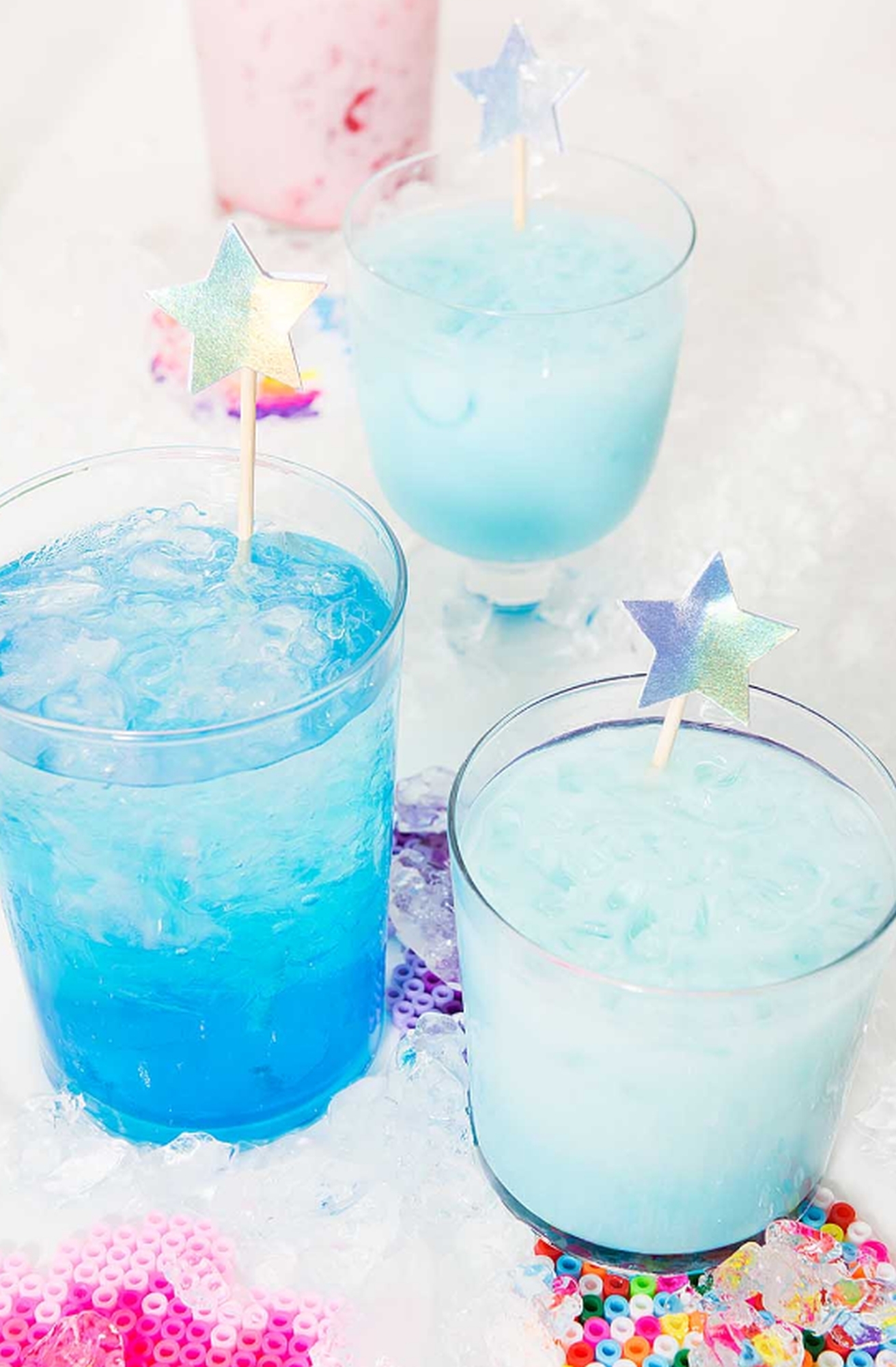 Deko Picker - irisierende Sterne 24 Stück Deko Picker - irisierende Sterne 24 Stück