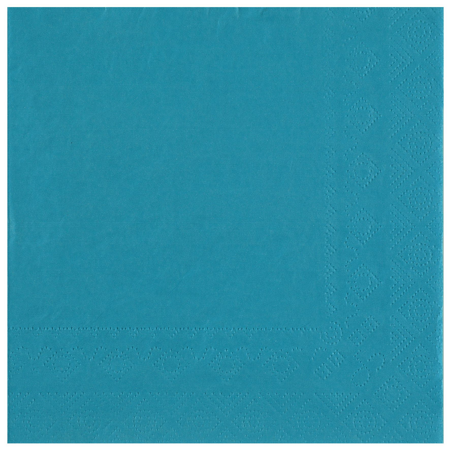 25 Servietten - Aqua blue
