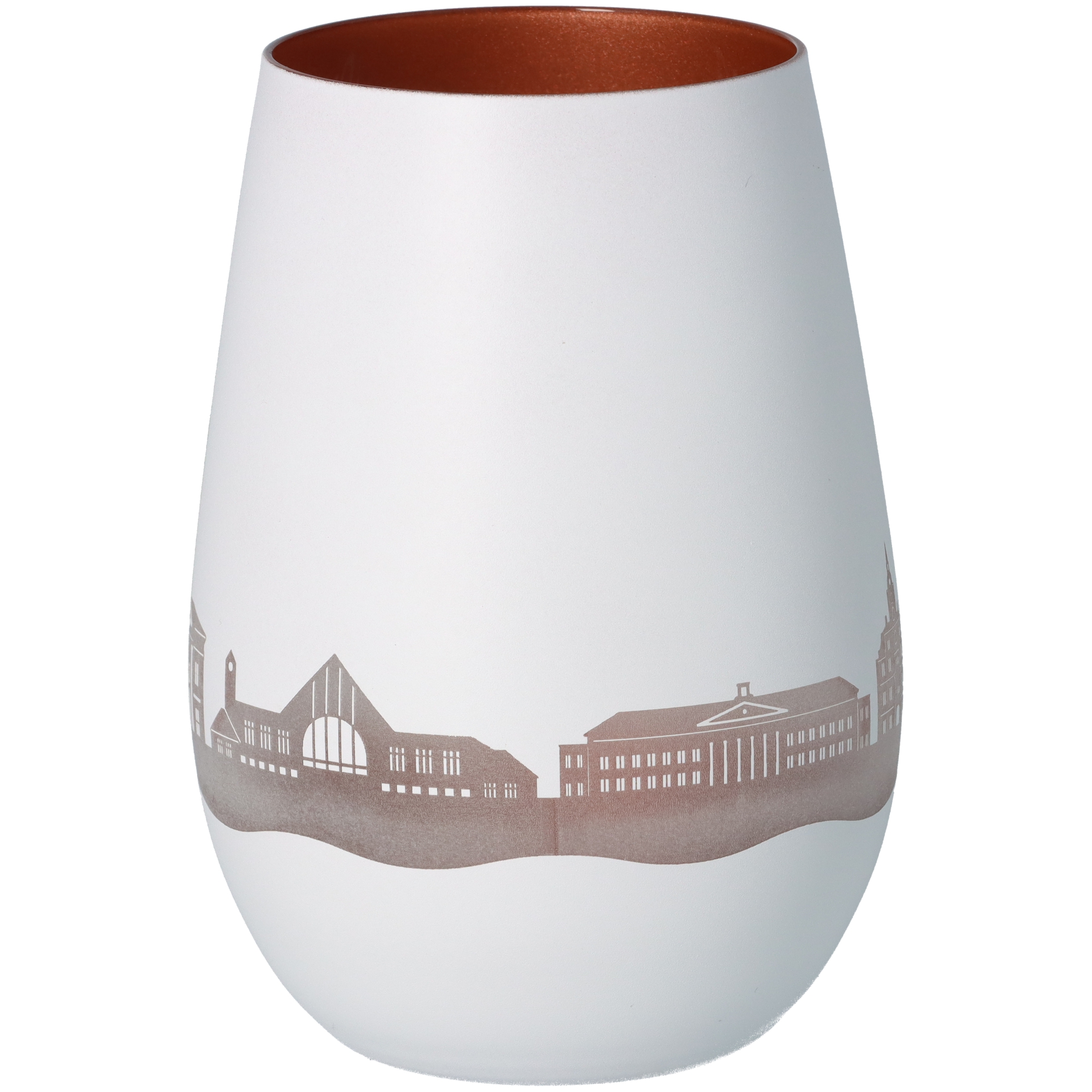 Windlicht Skyline Oldenburg Weiß/Bronze Windlicht Skyline Oldenburg Weiß/Bronze