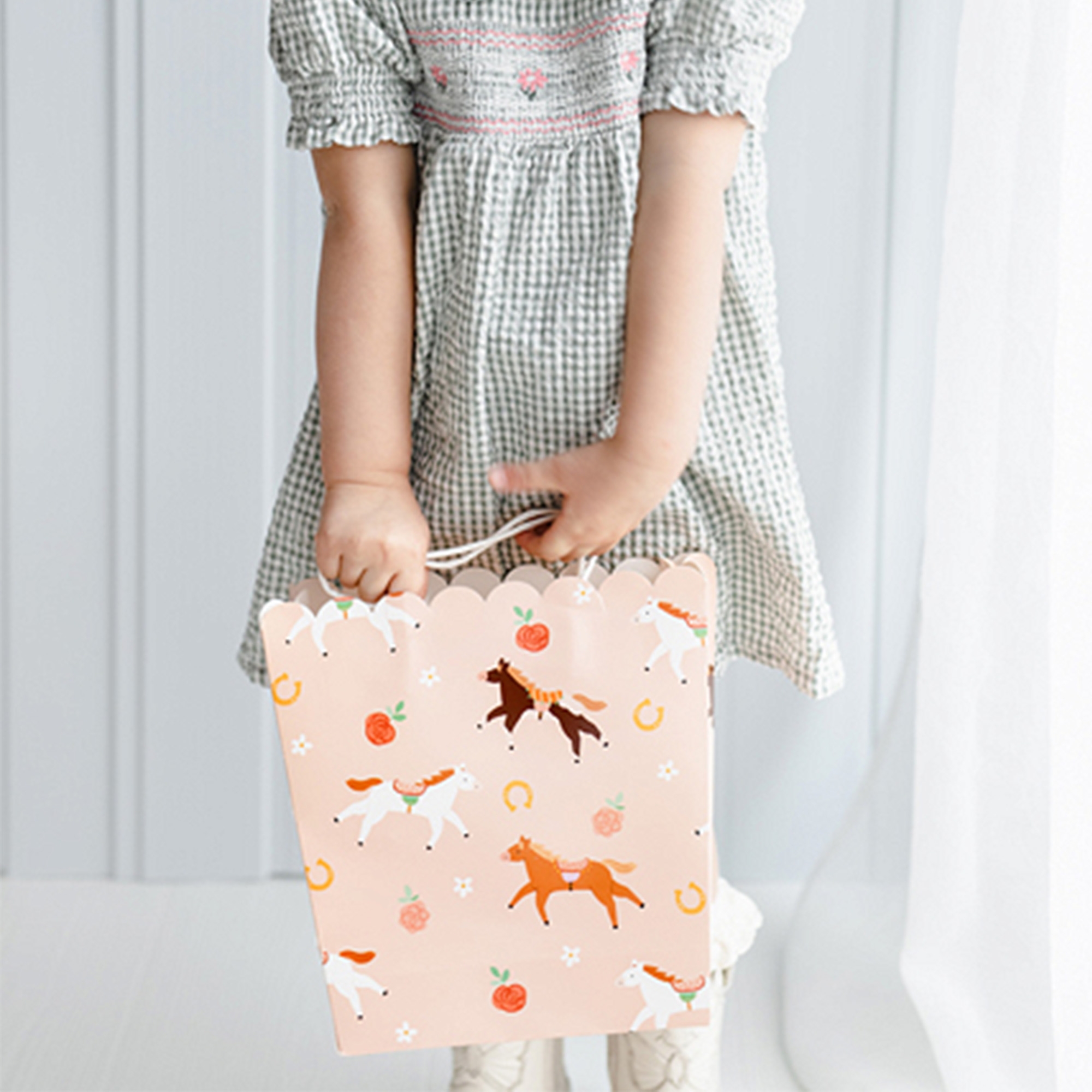 Geschenktüte "Pferde" Tasche, Tragetasche, Zubehör, Handtasche, Person