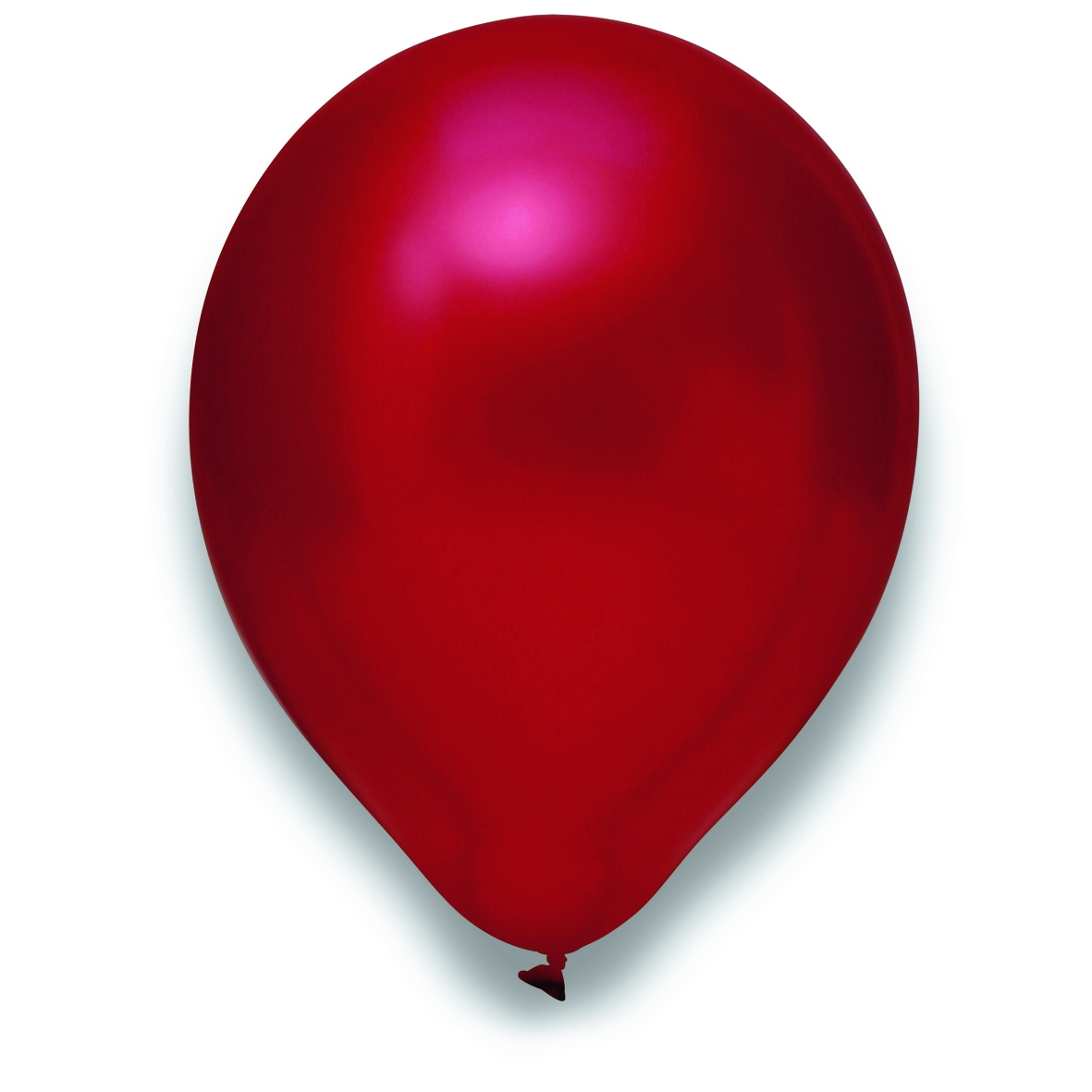 Latexballon Metallic Kirschrot 50 Stück Ø 30cm