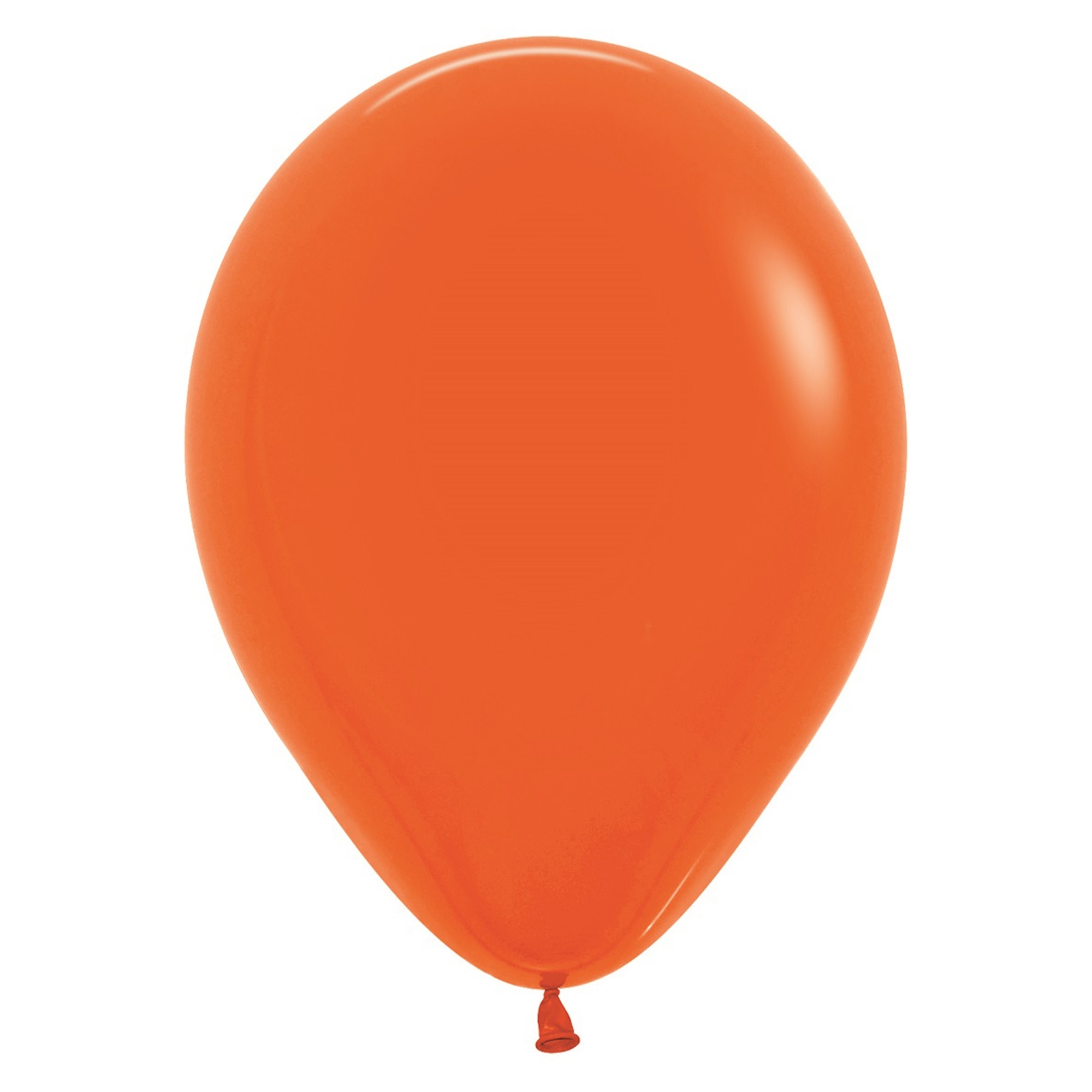 Sempertex Latexballon Orange Ø 30cm Luftballon