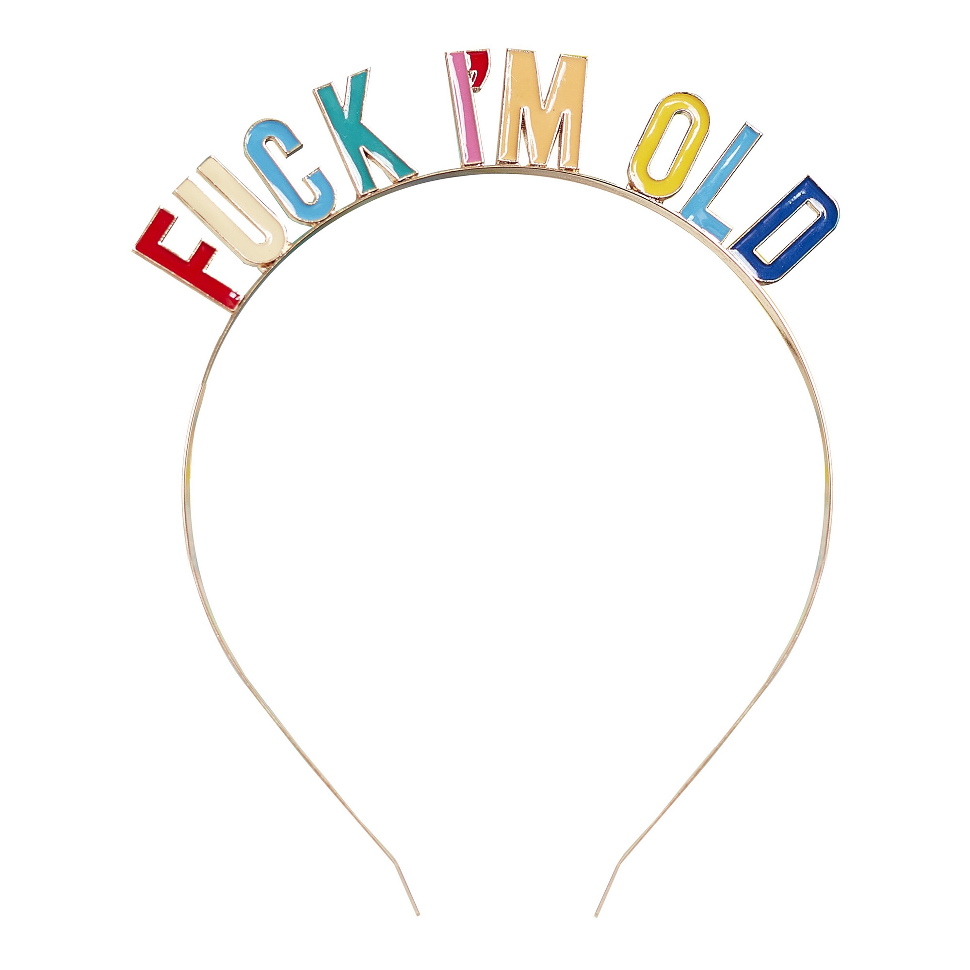 Haarreifen "Fuck I´m Old" Zubehor, Schmuck, Bogen, Waffe