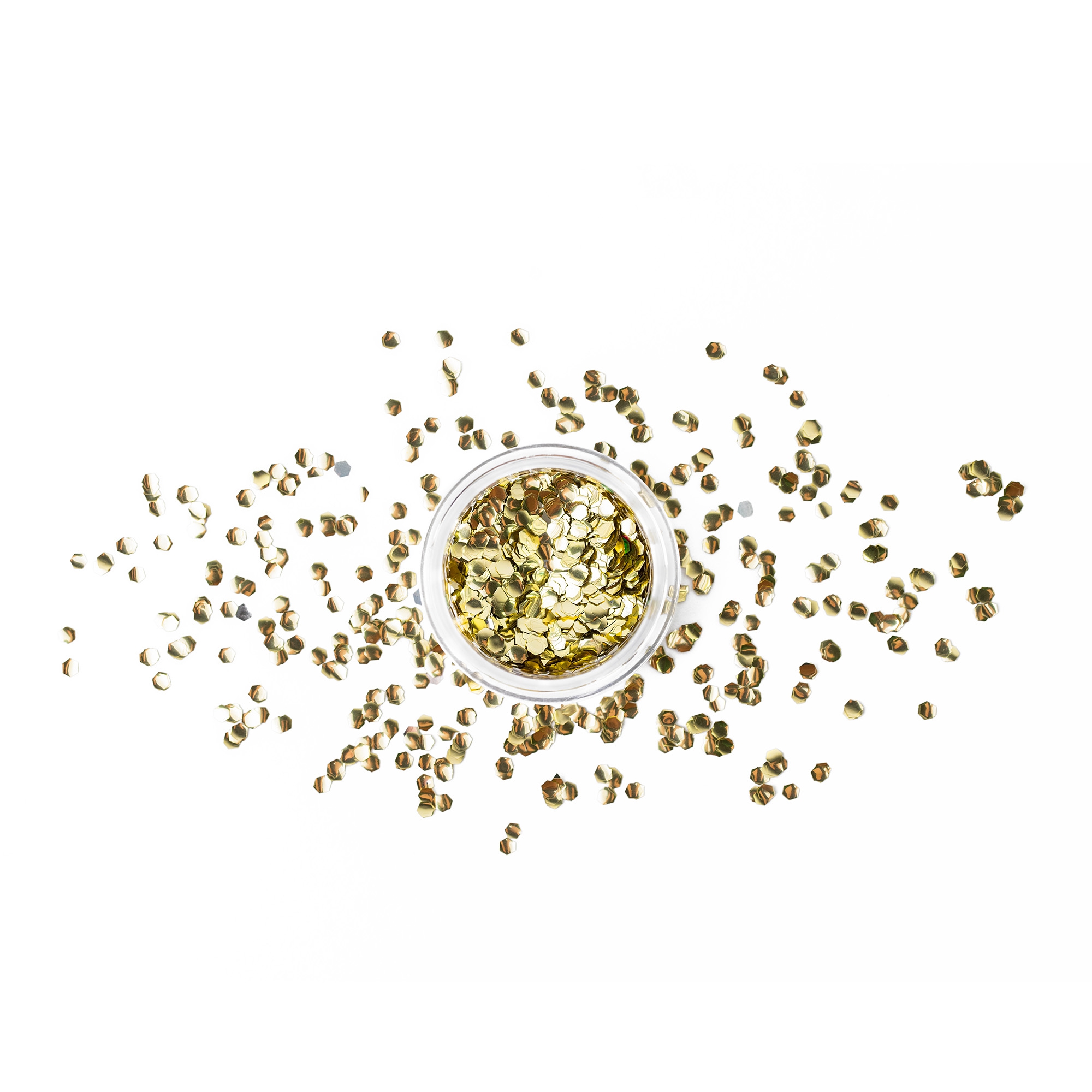 Glitzer für Gesicht und Körper in Gold, 3 g Glitzer für Gesicht und Körper in Gold, 3 g