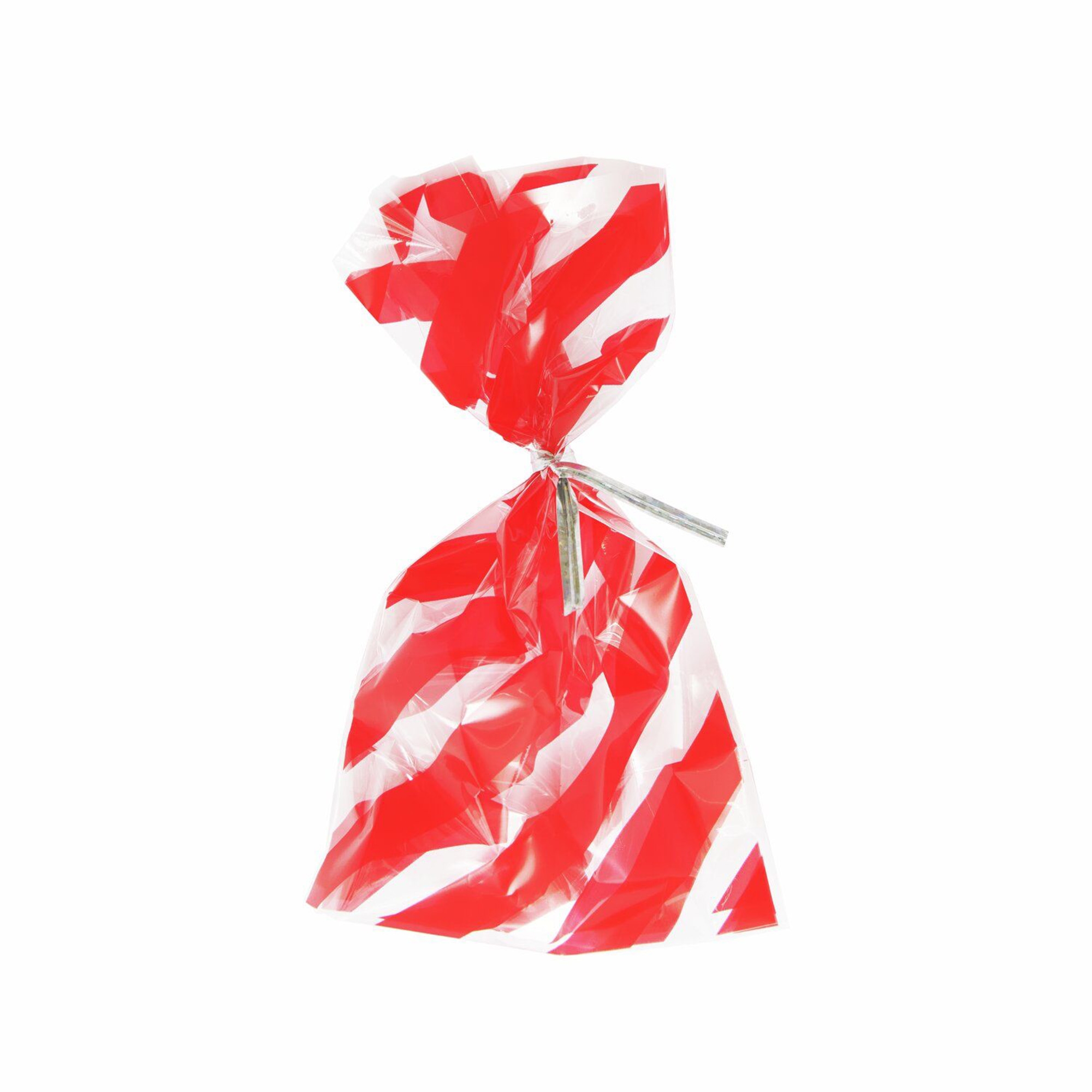 10 Kekstüten "Rote Streifen" XS Essen, Süßigkeiten, Lutscher