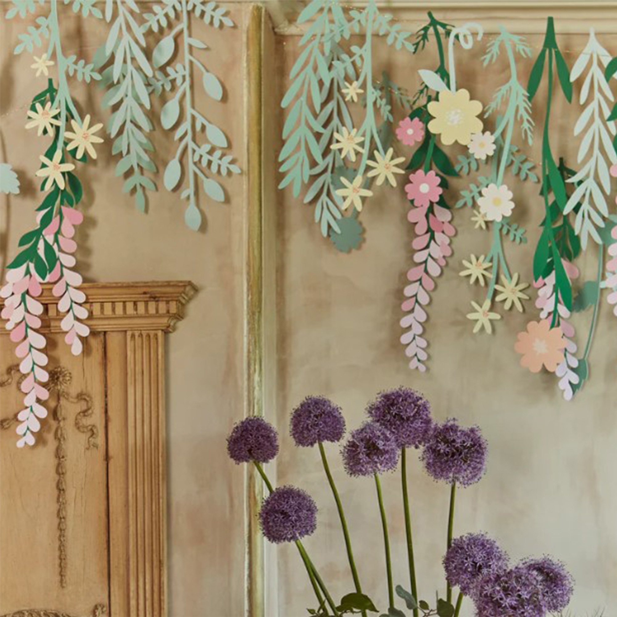 Meri Meri - Hintergrund "Blumen"