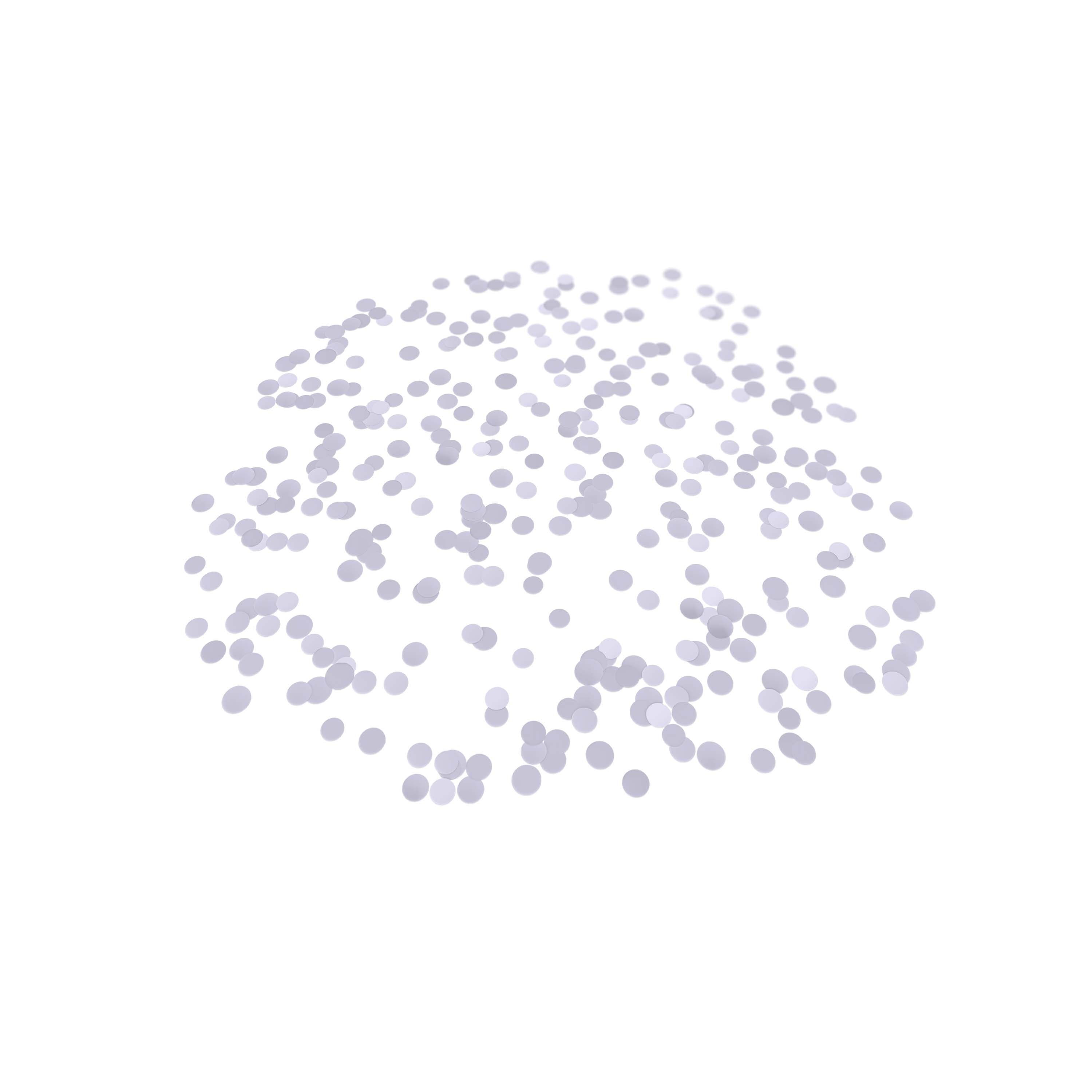 Folienkonfetti 1cm Rund 15g Satin Hellblau