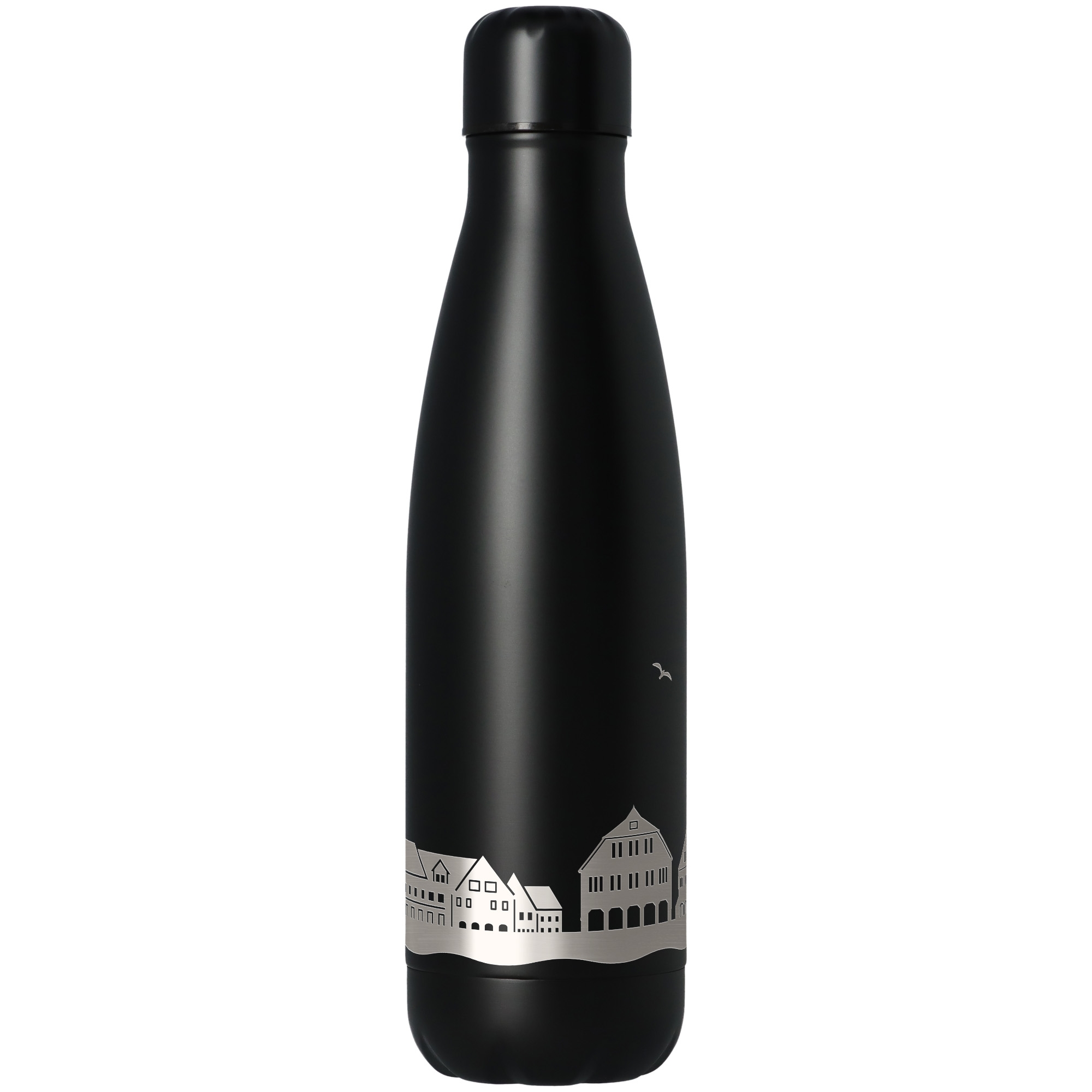 96382ae3829744eb8ac25d52e9e95974cf81984d Trinkflasche Skyline Rellingen Schwarz 500ml