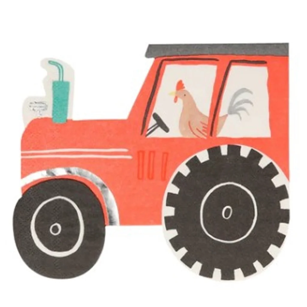 Traktor, Offroad, Roter Truck, große Räder, Fahrzeugspielzeug