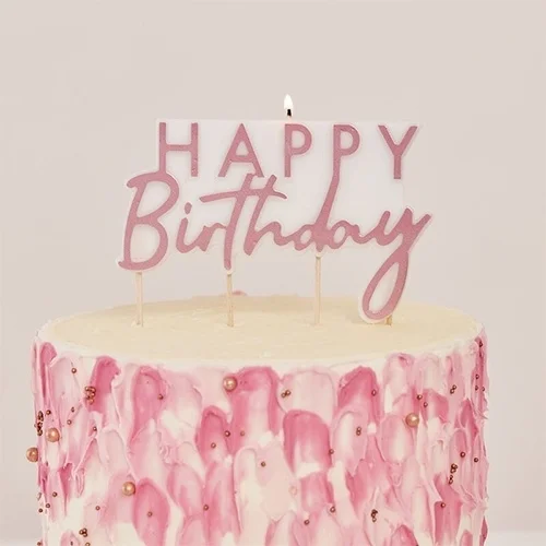 Geburtstag, Kuchen, Pink, Zuckerguss, Drip