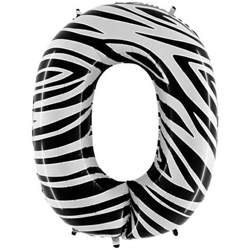 Gummiring, Luftballon, Schwarz-Weiß, Tigerstreifen, Zierde