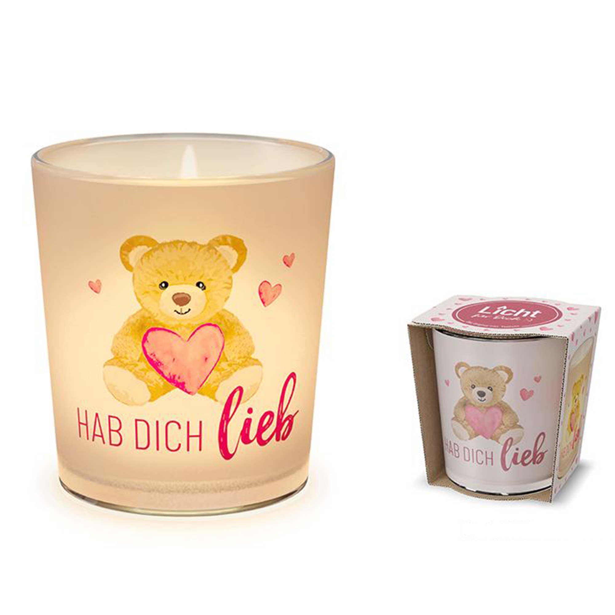 Teelichtglas "Teddy" Teelichtglas "Teddy"