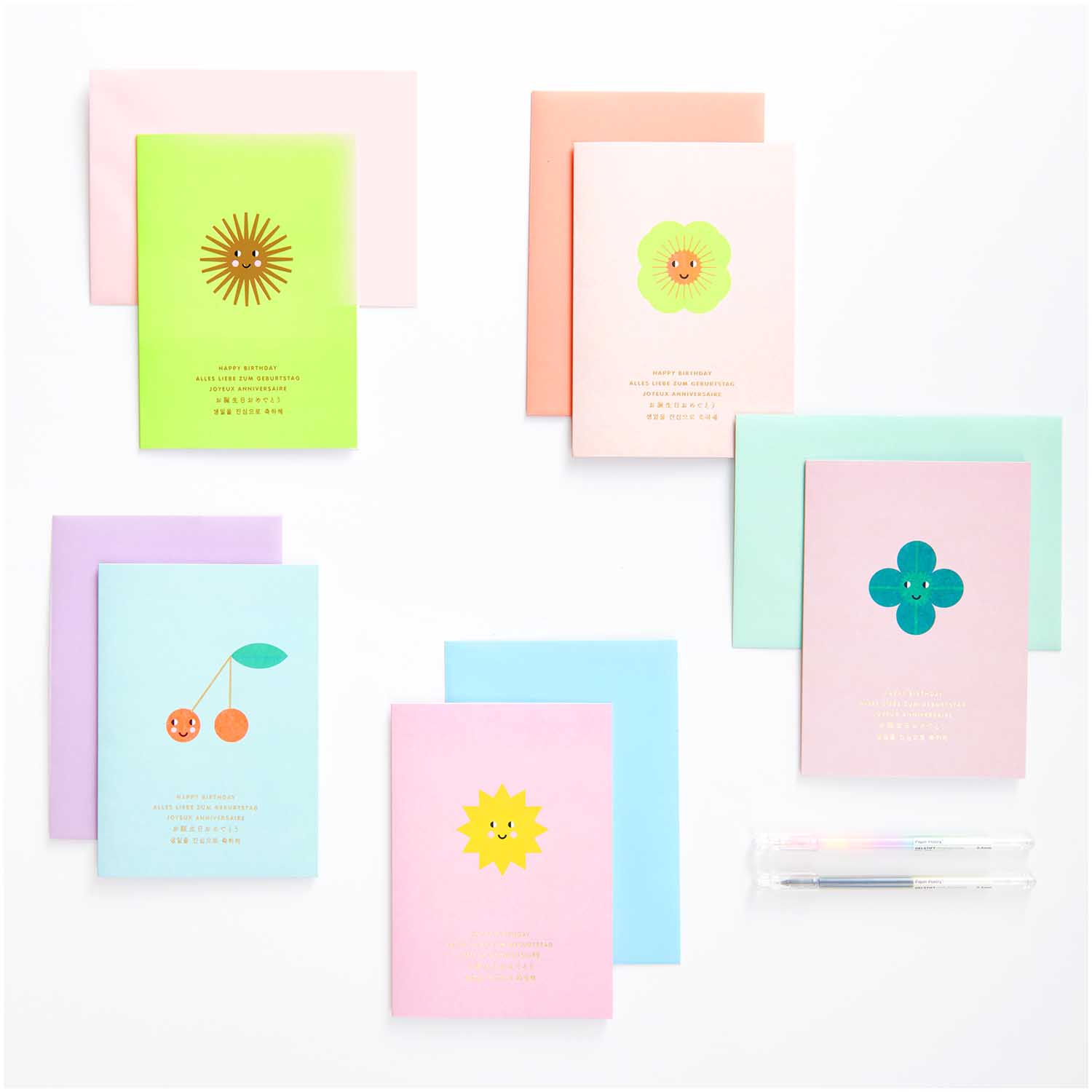 Kartenset "Happy Birthday" Kartenset "Happy Birthday"