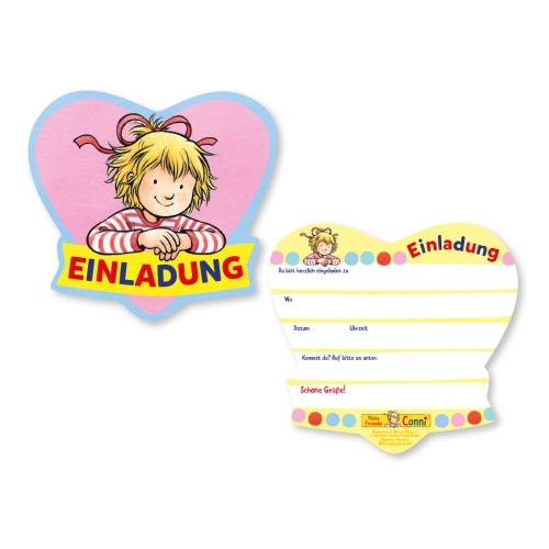 Conni - 8 Einladungskarten Conni - 8 Einladungskarten