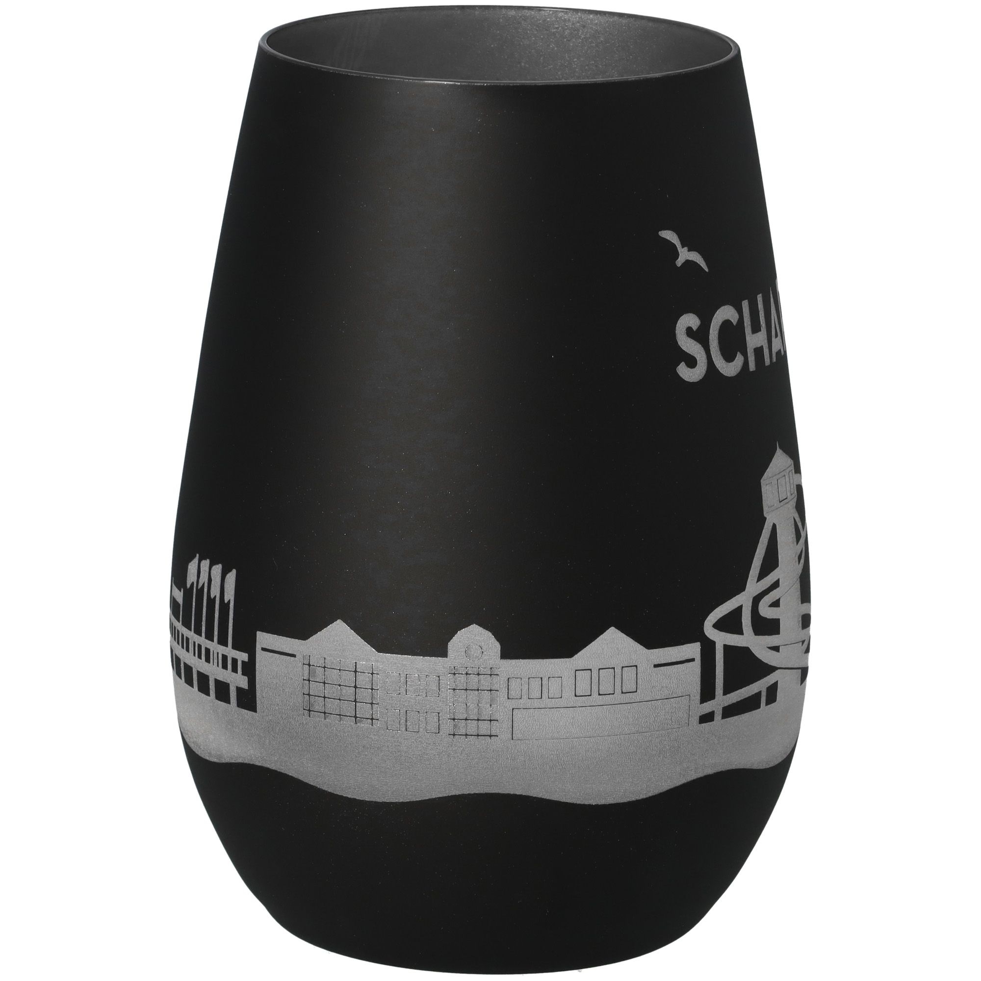 Windlicht Skyline Scharbeutz Schwarz/Silber Windlicht Skyline Scharbeutz Schwarz/Silber