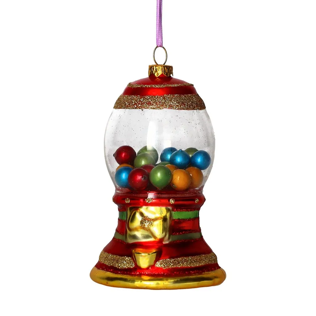 Weihnachtskugel "Kaugummi Automat"