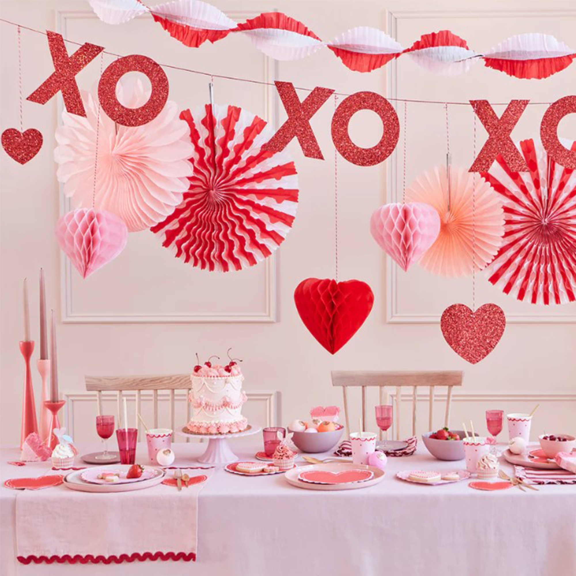 Meri Meri - XoXo Herzen Girlande, 1,8 m
