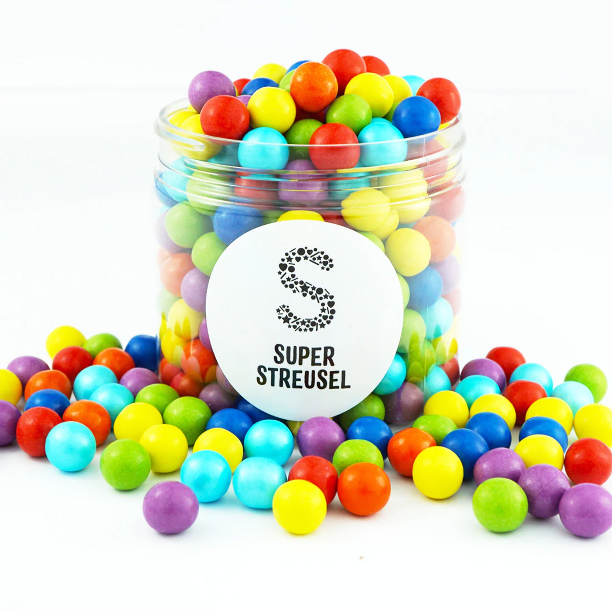Super Streusel Schokokugeln Regenbogen 180 g Super Streusel Schokokugeln Regenbogen 180 g