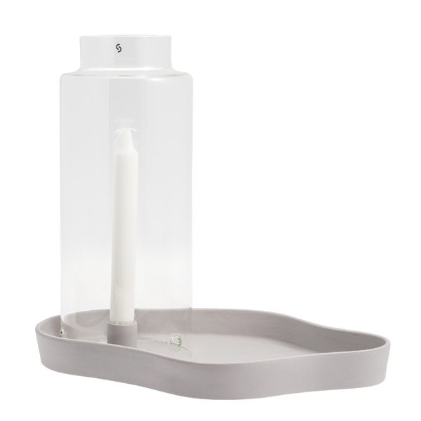 Storefactory - Vänern hellgraue Kerzenplatte Storefactory - Vänern hellgraue Kerzenplatte