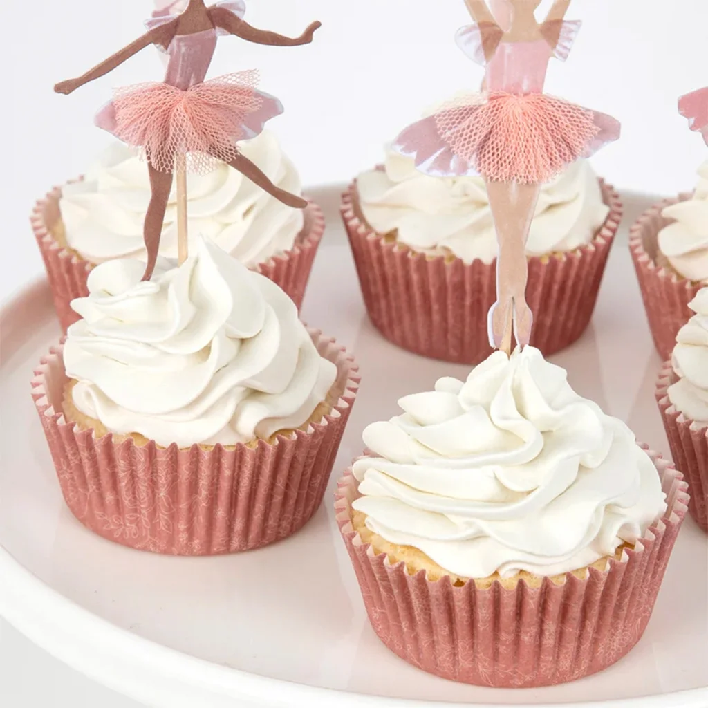 Meri Meri - Cupcake Set "Ballerina" 48 Teilig