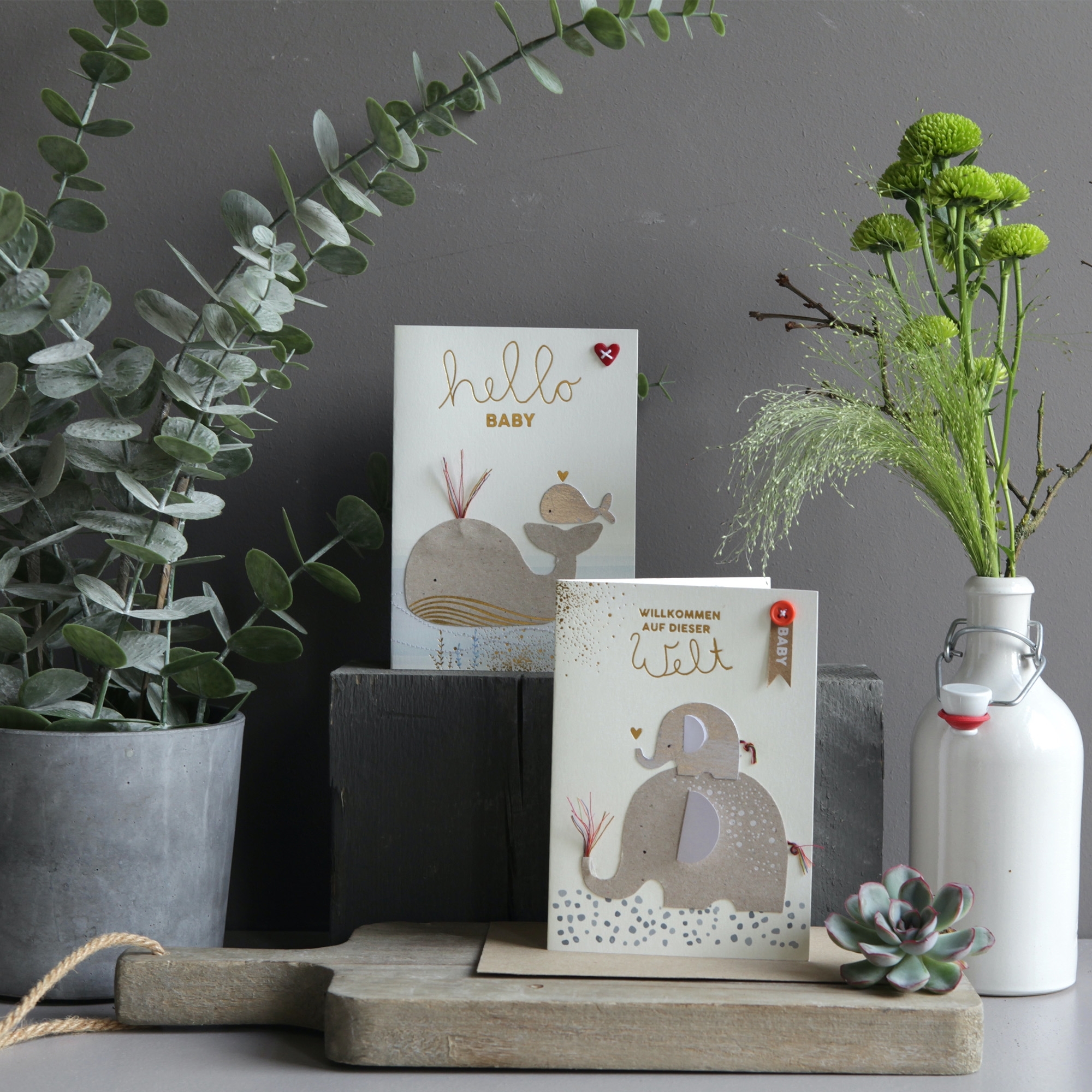 561cbc4a81bc50a8224f2fbd07f918544c531bb3 Kleine Wunder Karte "Willkommen auf dieser Welt"