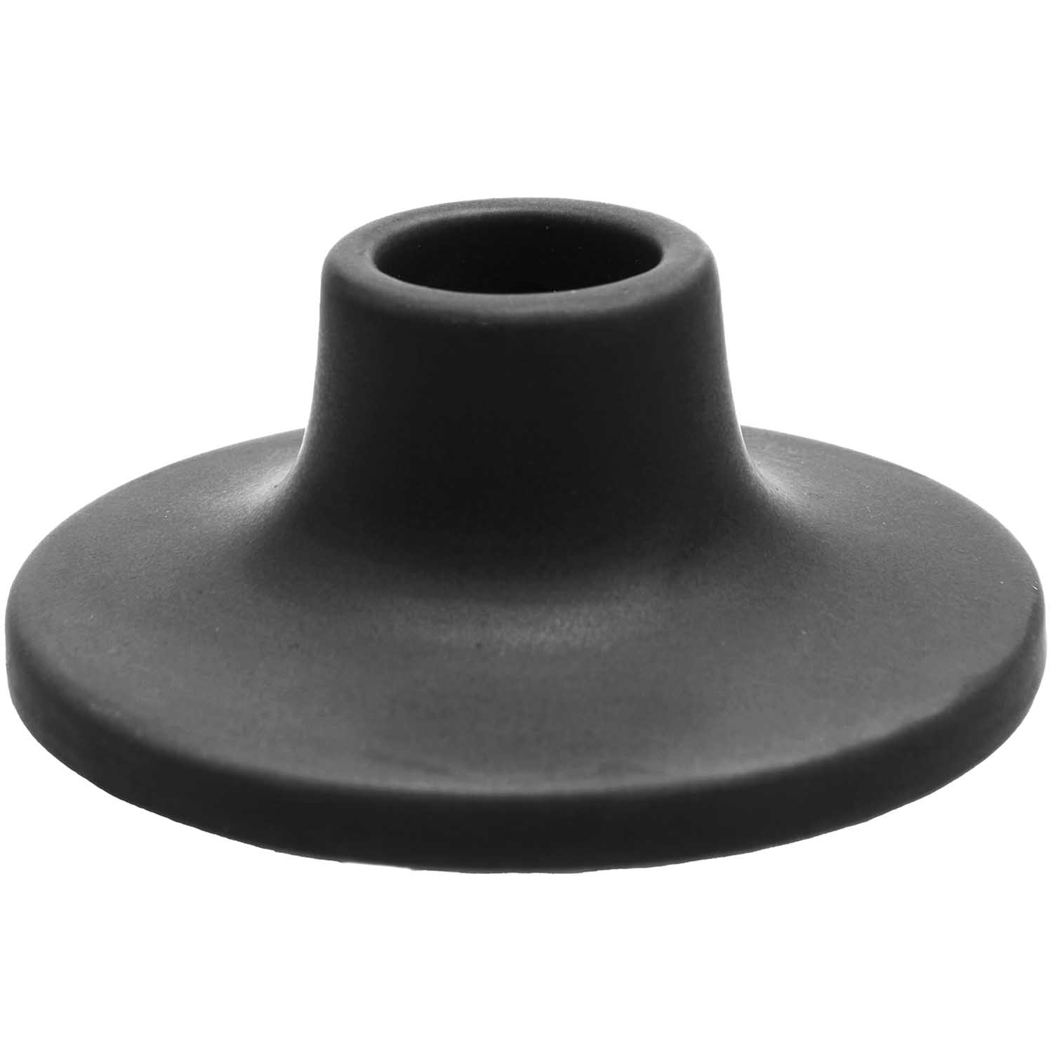 Kerzenständer aus Porzellan - Schwarz - 8 cm Ø Kerzenständer aus Porzellan - Schwarz - 8 cm Ø