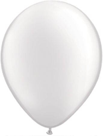 Qualatex Latexballon Pearl White Ø 13cm Qualatex Latexballon Pearl White Ø 13cm