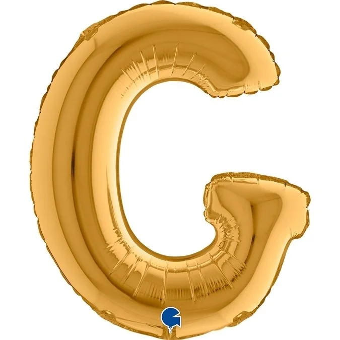 balloon, Buchstabe G, gold, Folienballon, Party-Dekoration