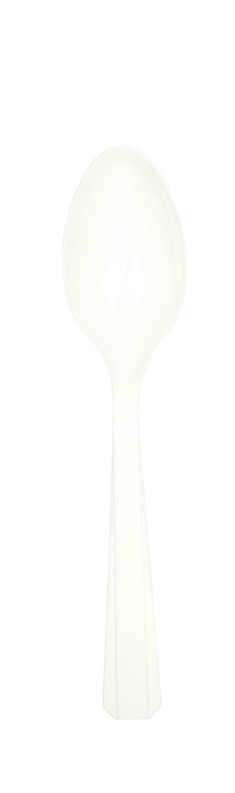 Schneeweiß - 10 Plastiklöffel