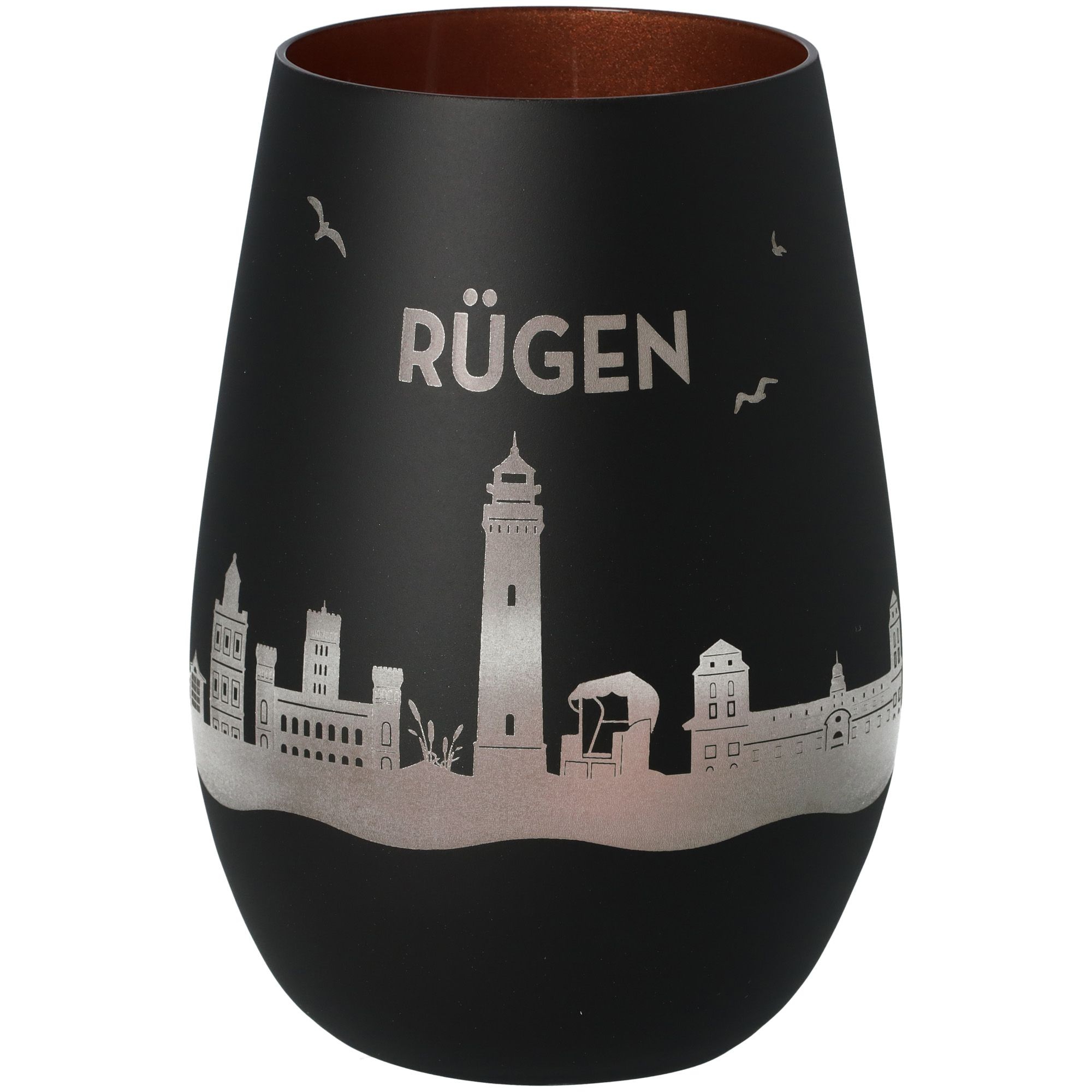Windlicht Skyline Rügen Schwarz/Bronze Windlicht Skyline Rügen Schwarz/Bronze