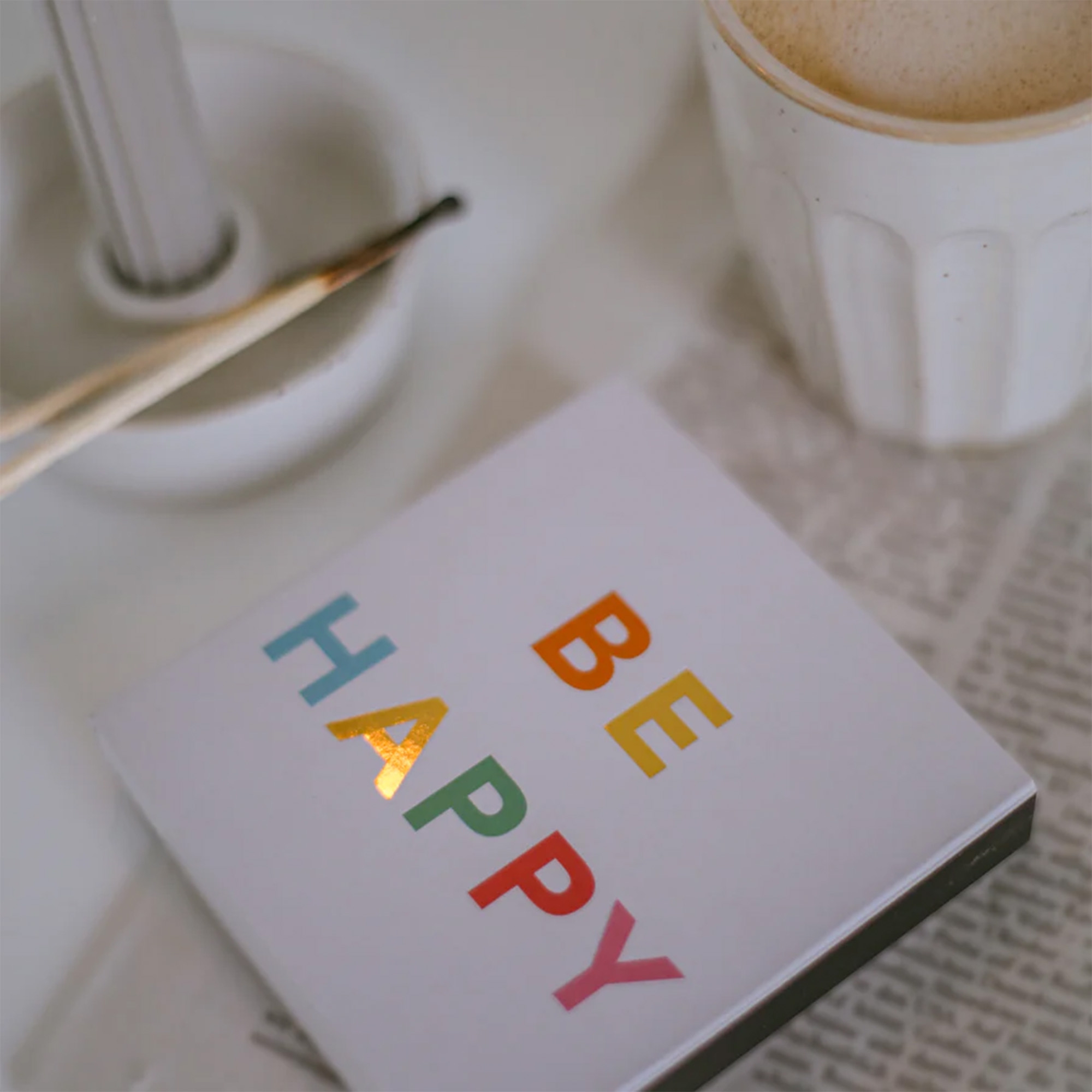 Eulenschnitt - Streichhölzer "Be Happy" Eulenschnitt - Streichhölzer "Be Happy"