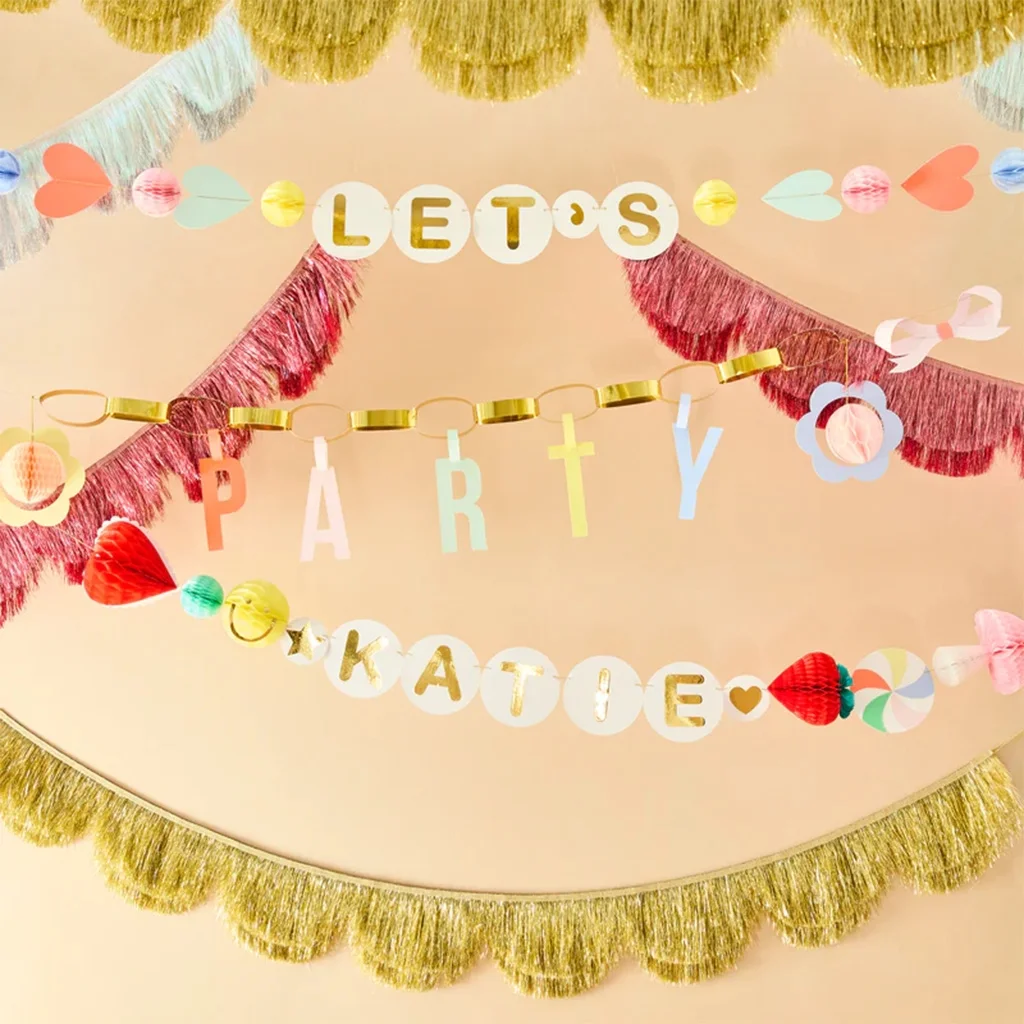 Meri Meri - Girlande "Charme Party" zum personalisieren