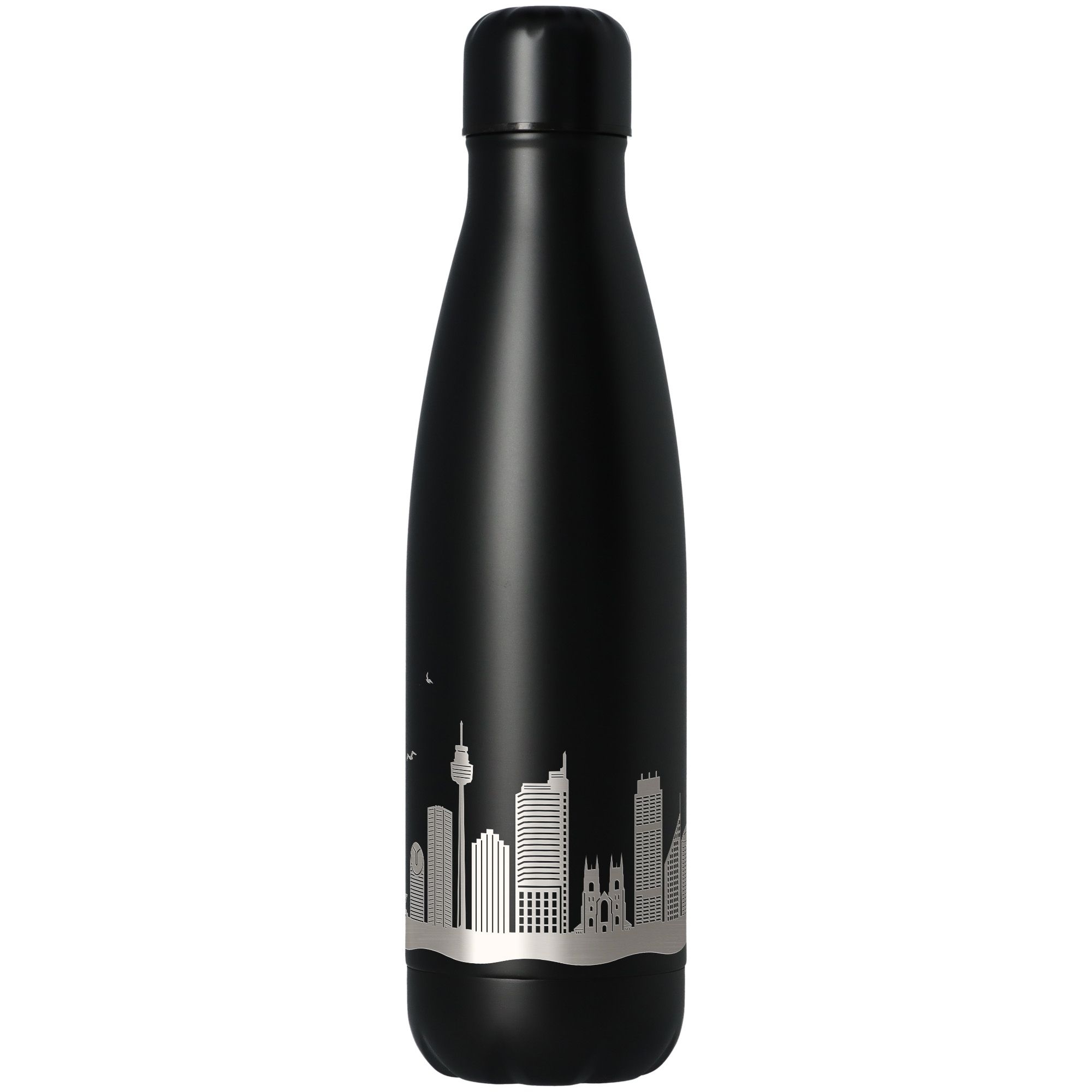 Trinkflasche Skyline Sydney Schwarz 500ml Trinkflasche Skyline Sydney Schwarz 500ml