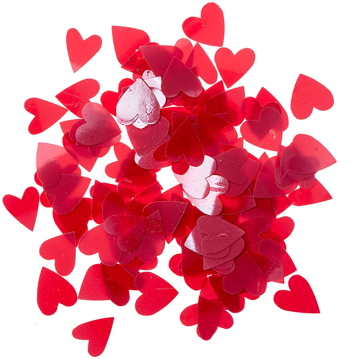 Konfetti - Flitterstreu ♥, Rot