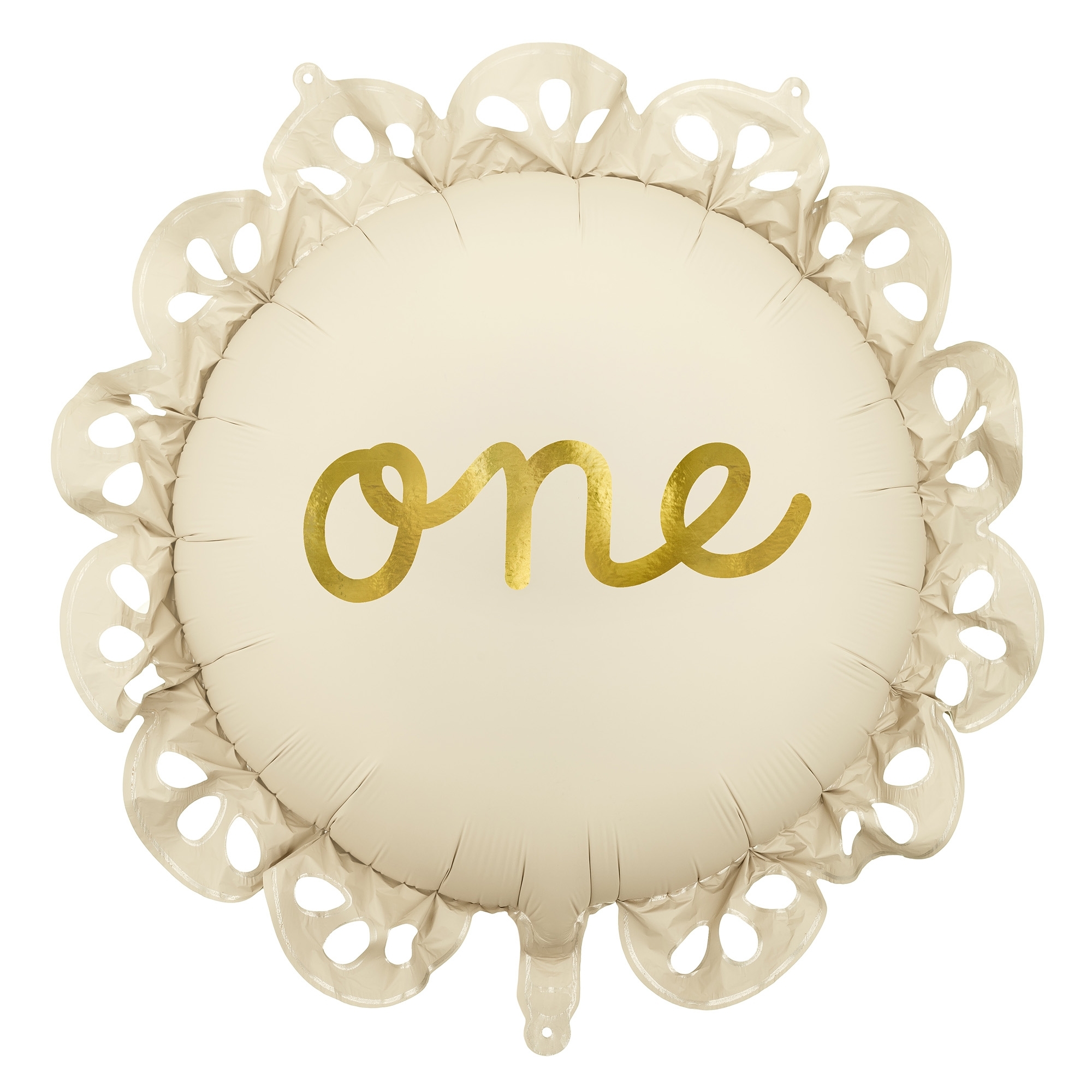 Folienballon mit Rüschen "One" 52 cm Zubehor