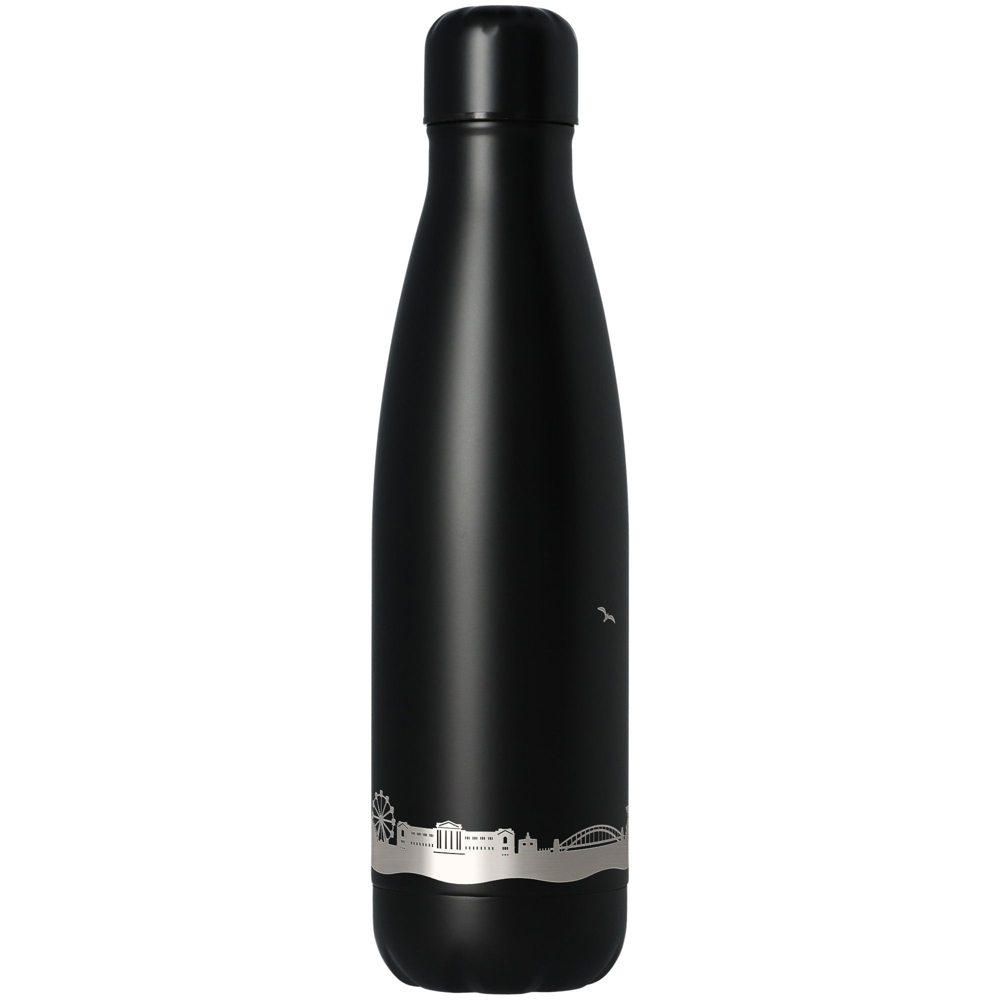 Trinkflasche Skyline Sydney Schwarz 500ml Flasche, Wasserflasche
