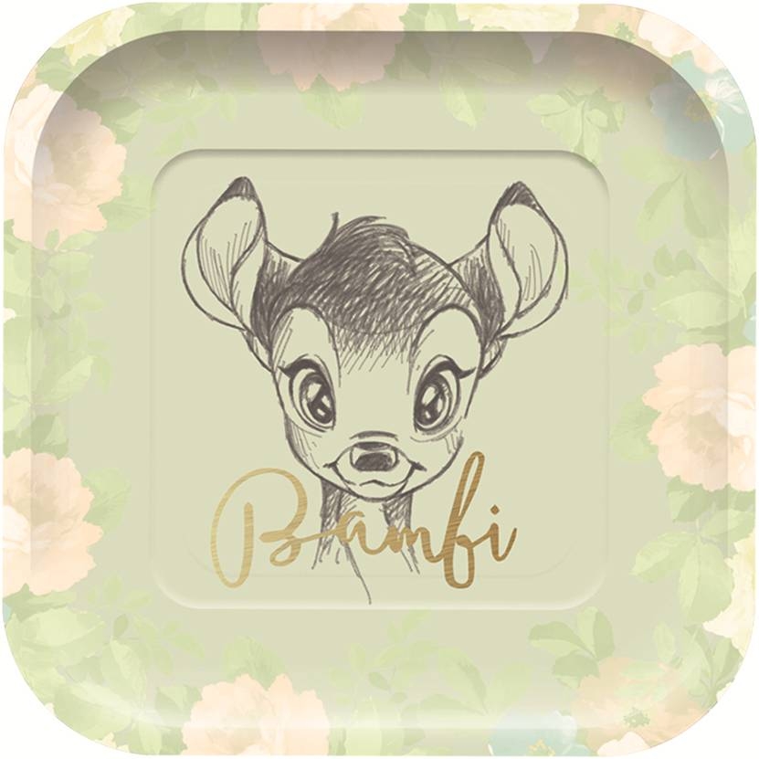 Bambi - 4 eckige Pappteller Bambi - 4 eckige Pappteller