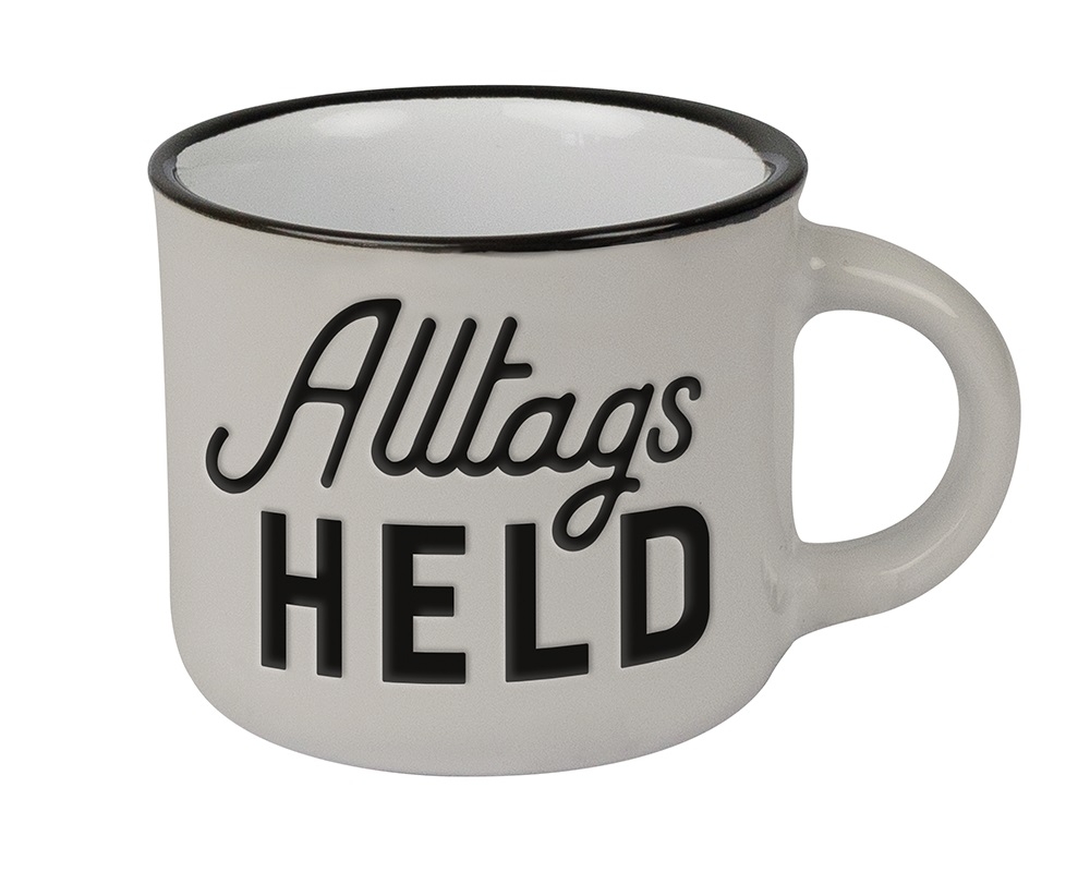 Espresso-Tasse Vintage "Alltagsheld"