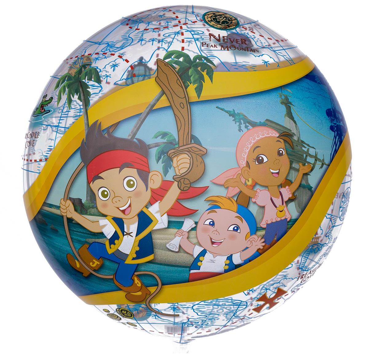 Bubble Ballon Jake und die Nimmerland Piraten 56cm Bubble Ballon Jake und die Nimmerland Piraten 56cm