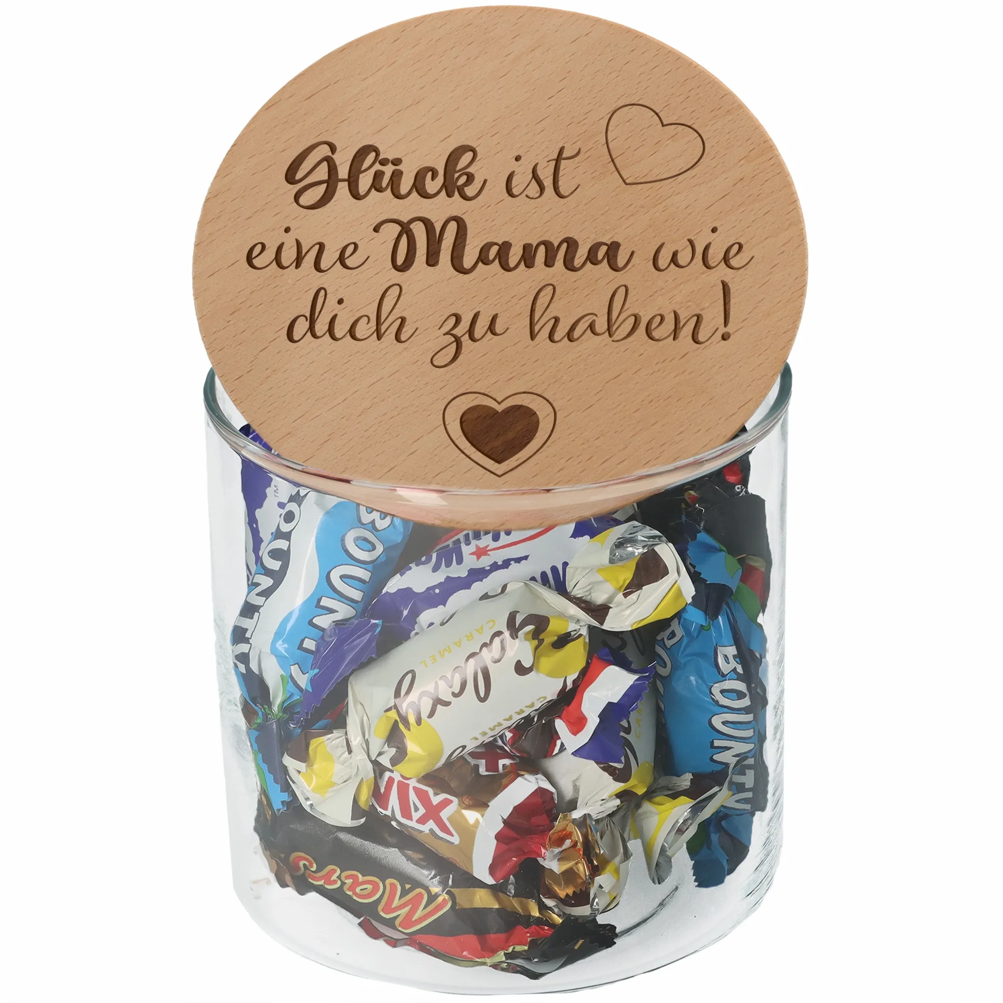 Geschenkglas "Glück ist eine Mama..."