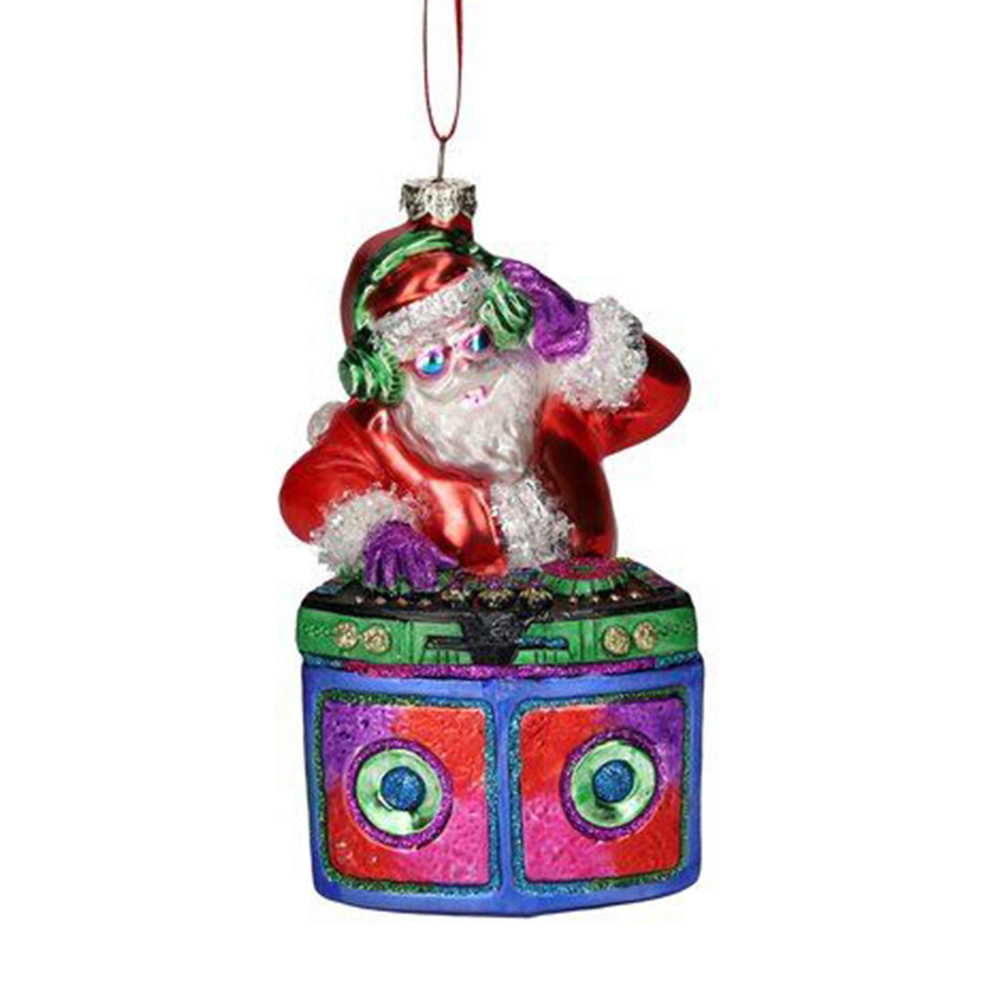 Weihnachtskugel "Santa DJ" Zubehor