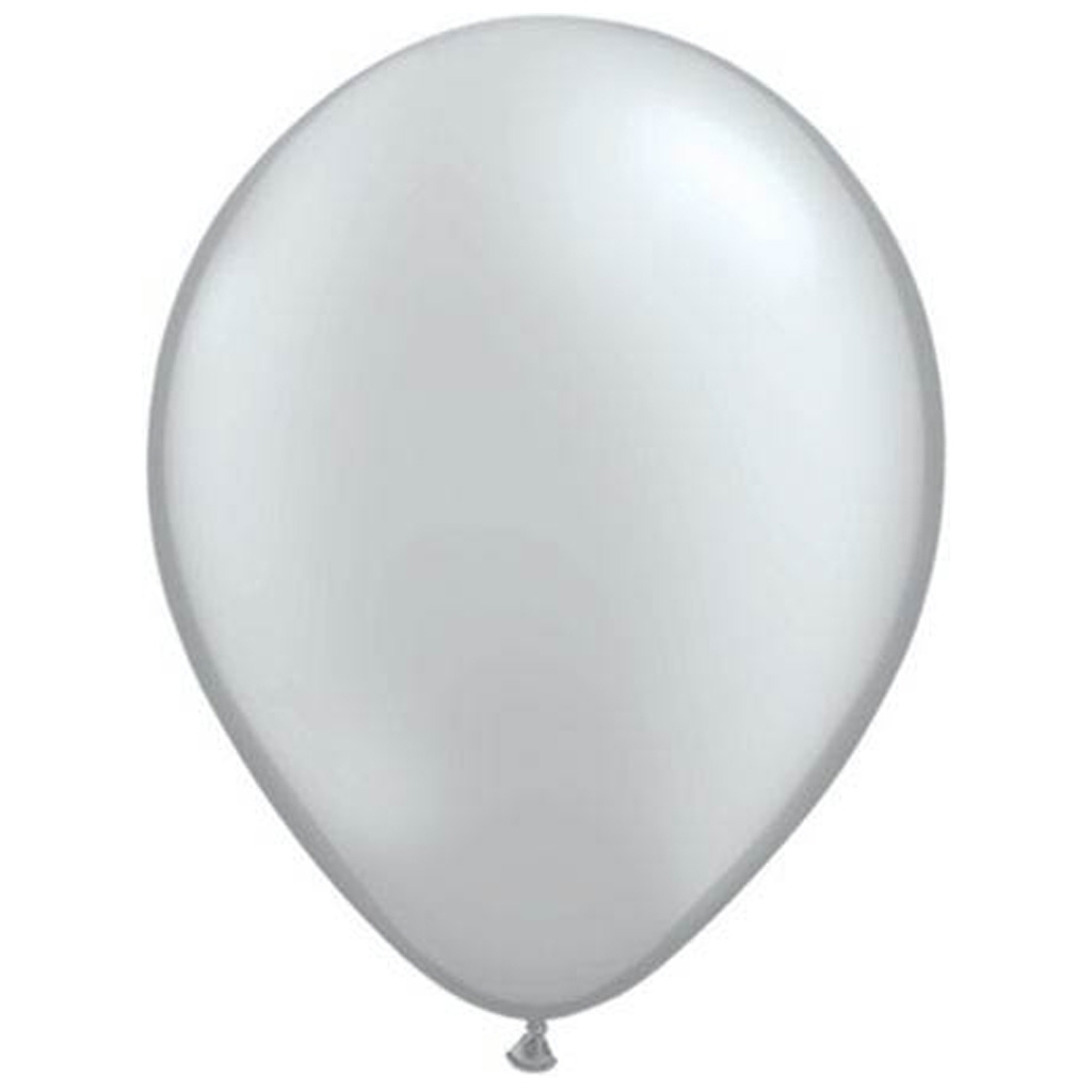 Ballon, Luftballon, Folienballon, Silber, groß