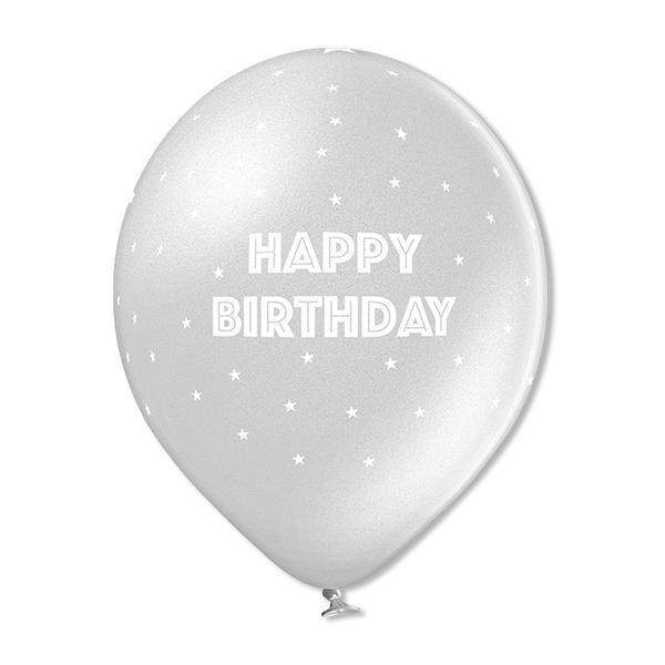 12 Latexballons zum Geburtstag "Weltraum"