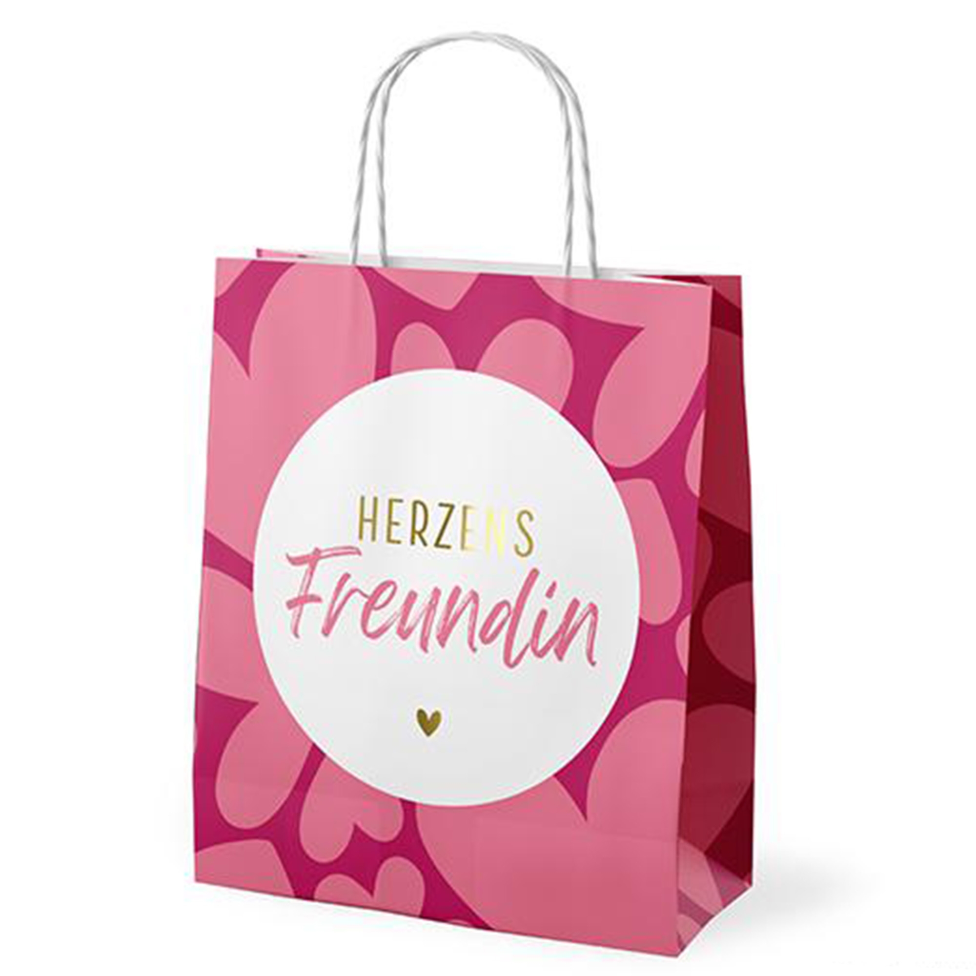 Geschenktüte "Herzens Freundin" Groß Geschenktüte "Herzens Freundin" Groß